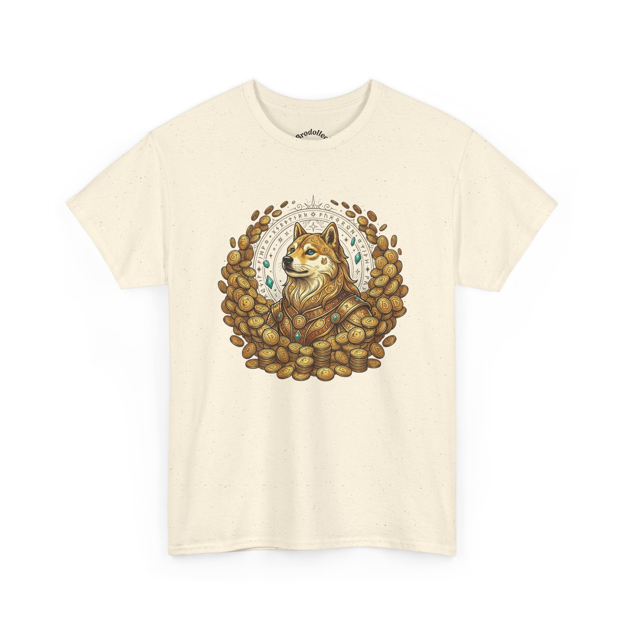 Shiba Inu Coffee Beans T‑Shirt — Cute Dog Cafe Tee