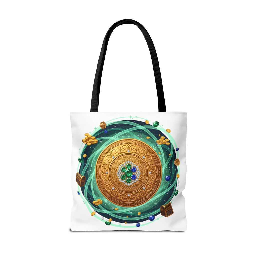 Tote Bag — Celtic Gold Shield Mandala Print Tote