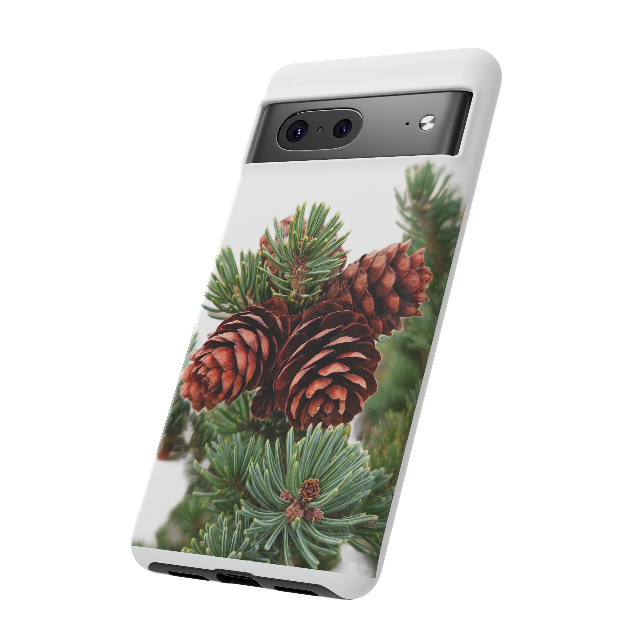 Pinecone Tough Phone Case — Protective Botanical Phone Cover