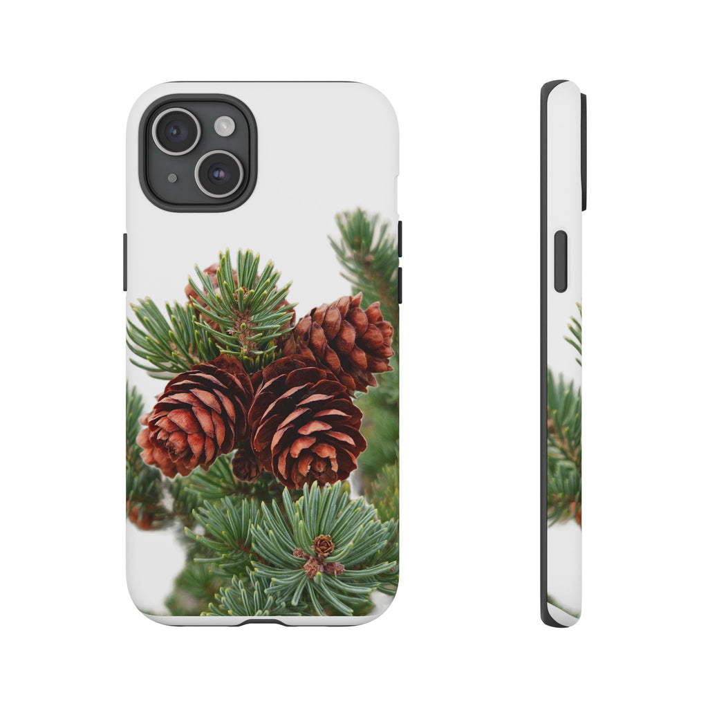 Pinecone Tough Phone Case — Protective Botanical Phone Cover
