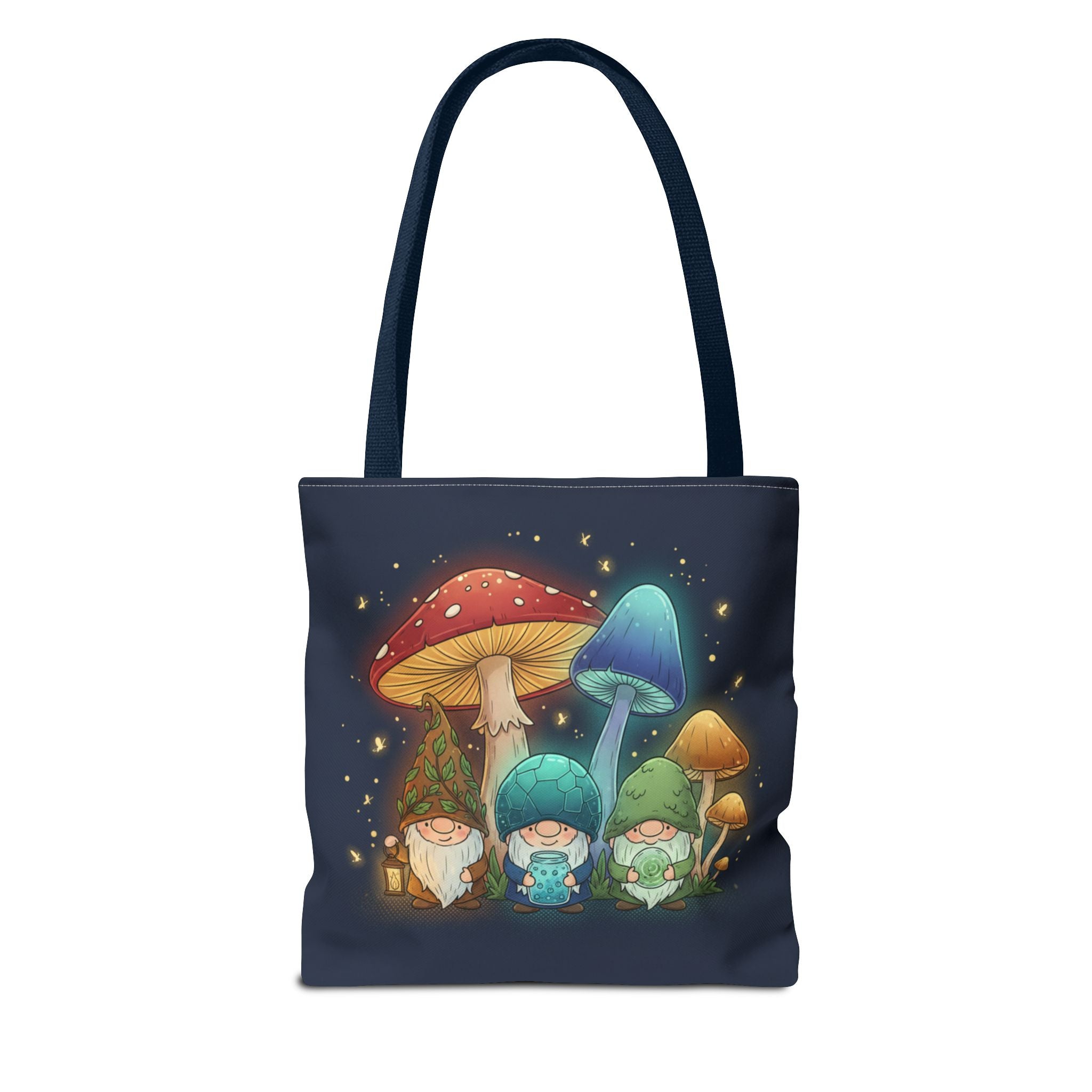 Mushroom Gnome Tote Bag — Whimsical Forest Fairycore AOP Tote