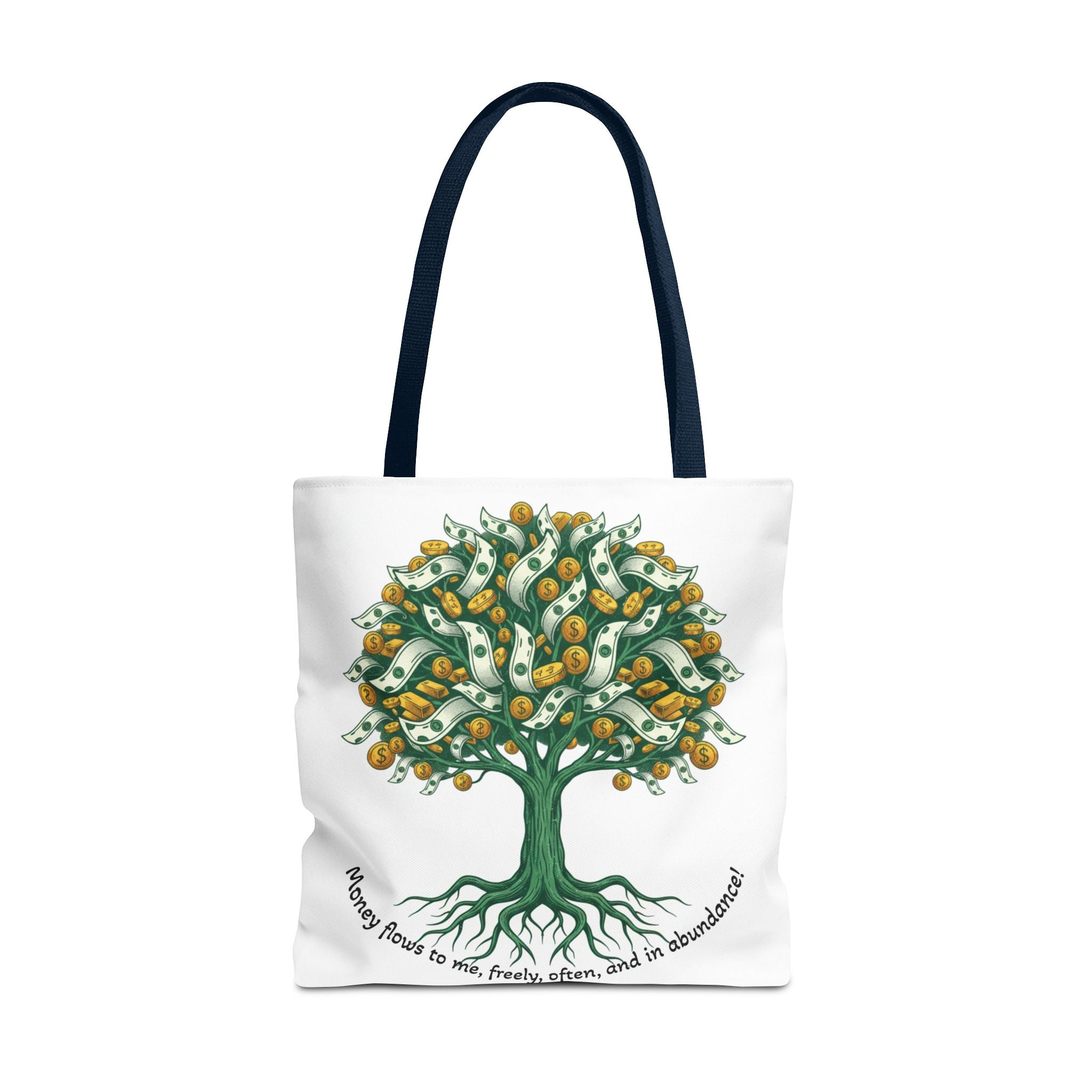 Money Tree Tote Bag — Illustrated Cash Tree Eco Shopper
