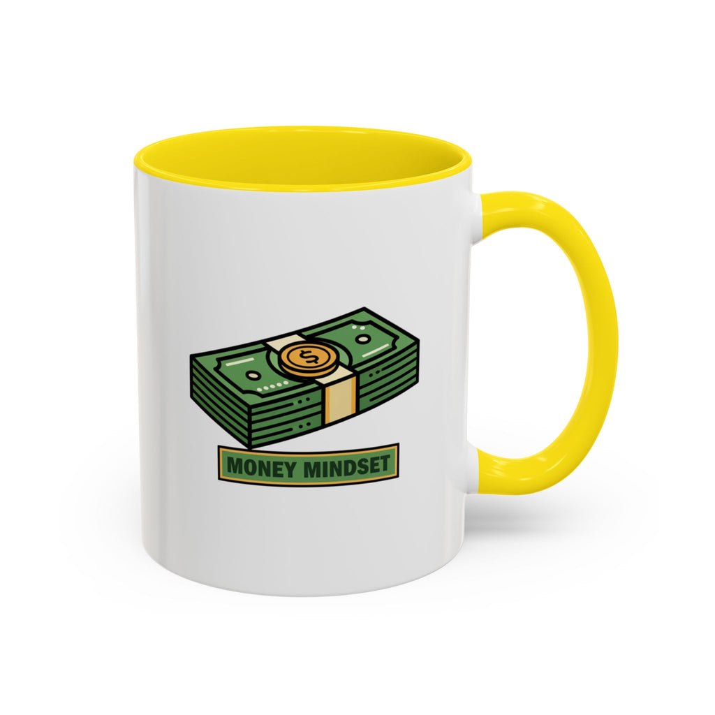 Money Mindset Coffee Mug — Stack of Cash Accent Mug (11/15oz)