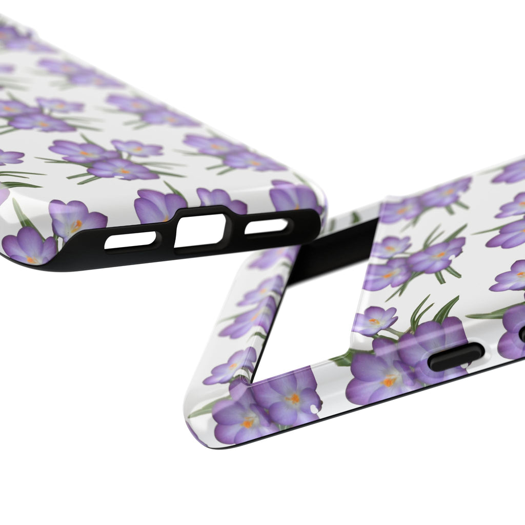 Tough Case — Purple Floral Phone Case