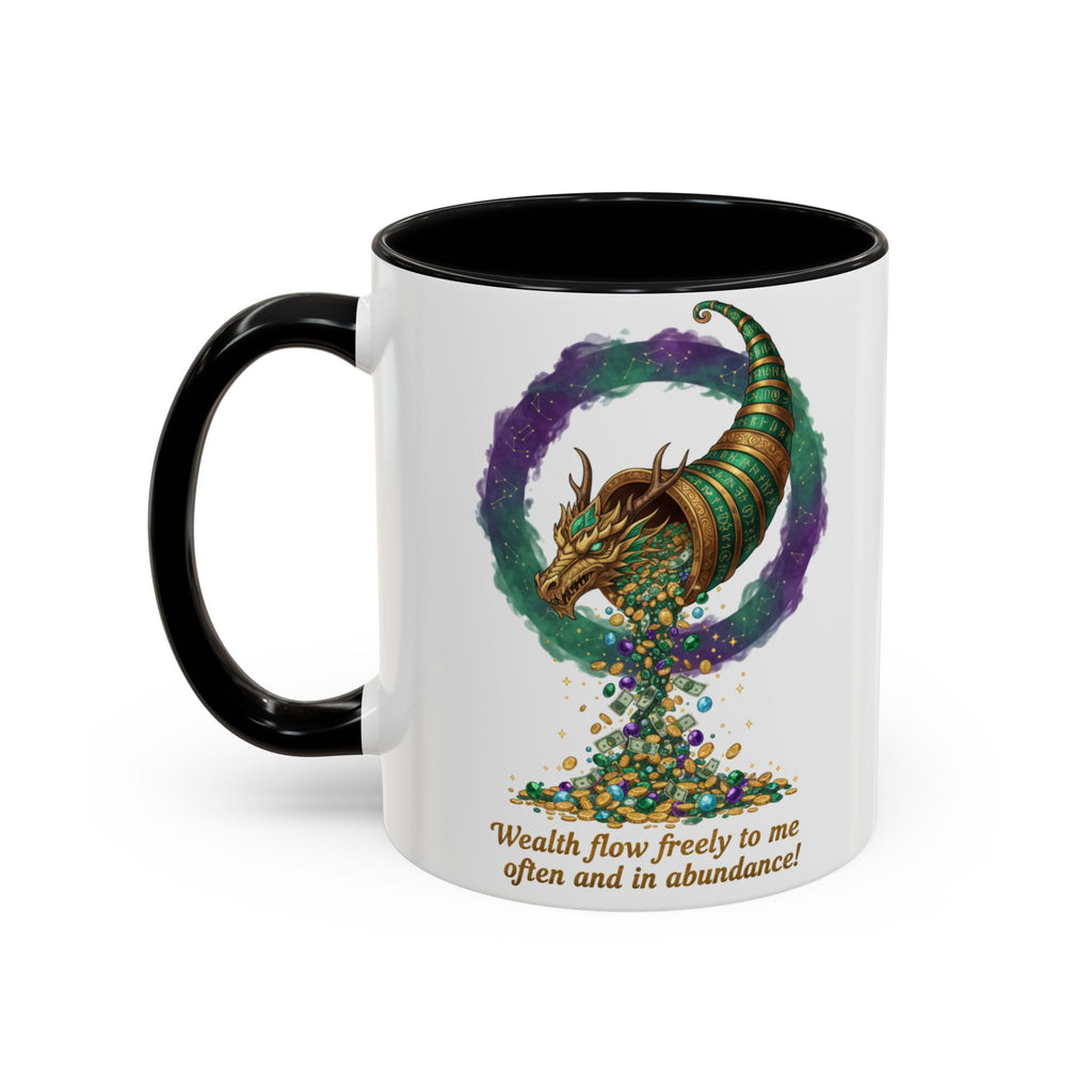 Cornucopia Wealth Coffee Mug — "Wealth flow freely to me often and in abundance!"