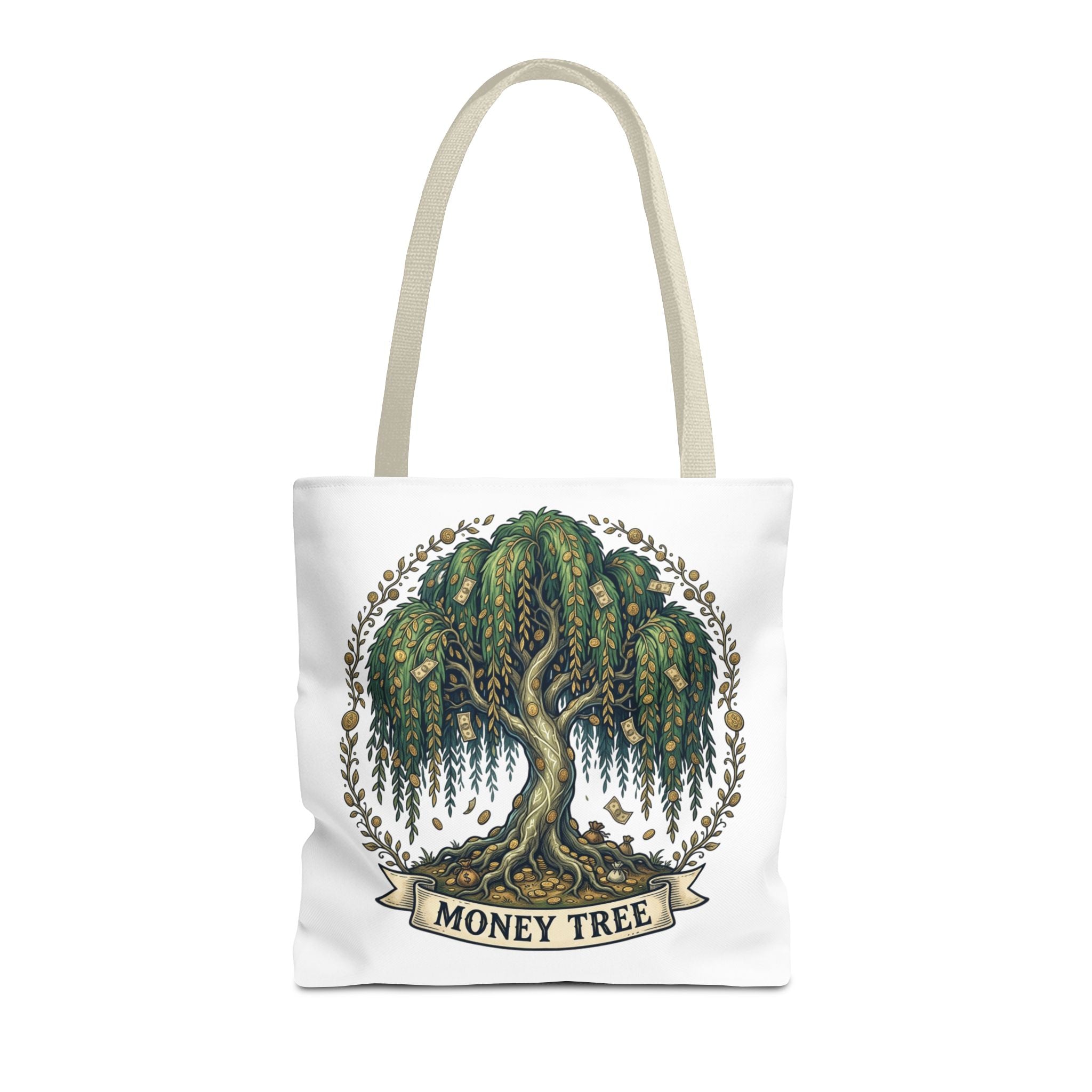 Money Tree Tote Bag — Decorative Prosperity Market Tote