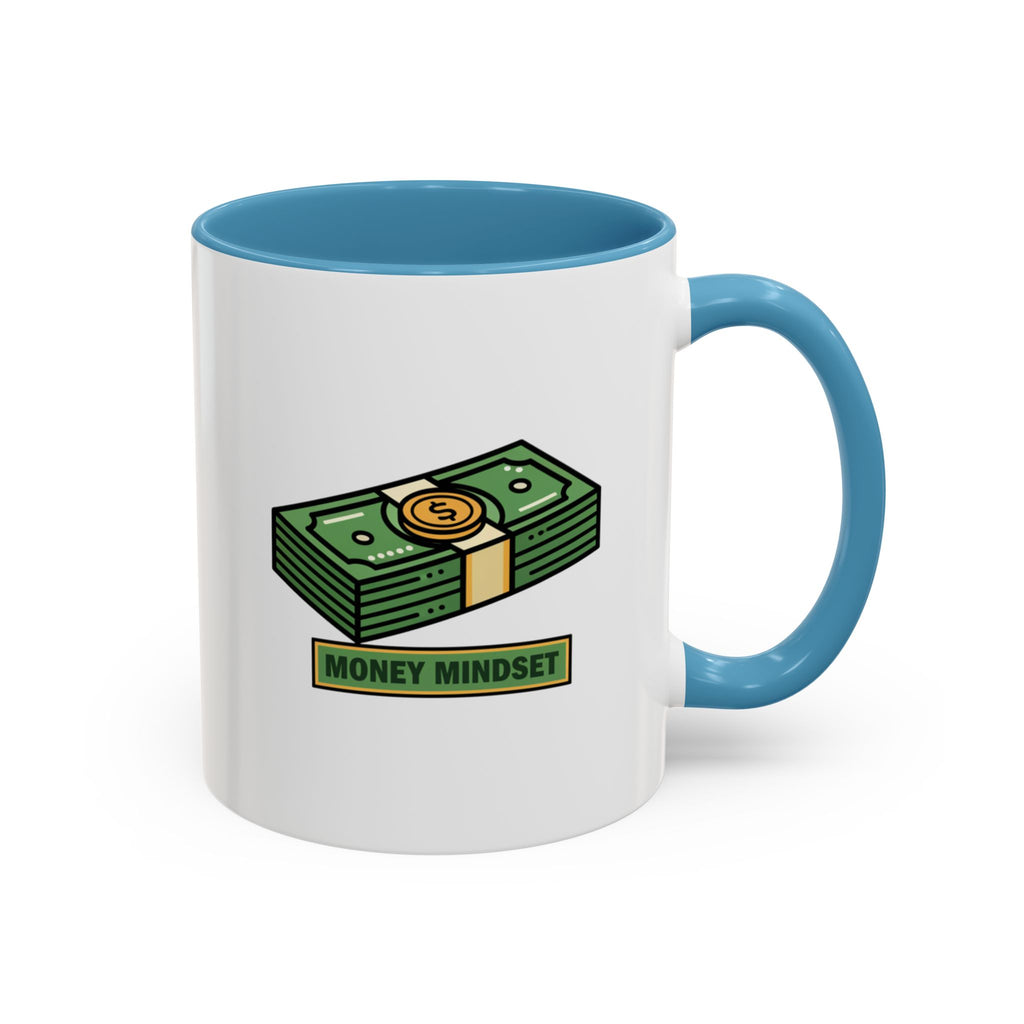 Money Mindset Coffee Mug — Stack of Cash Accent Mug (11/15oz)