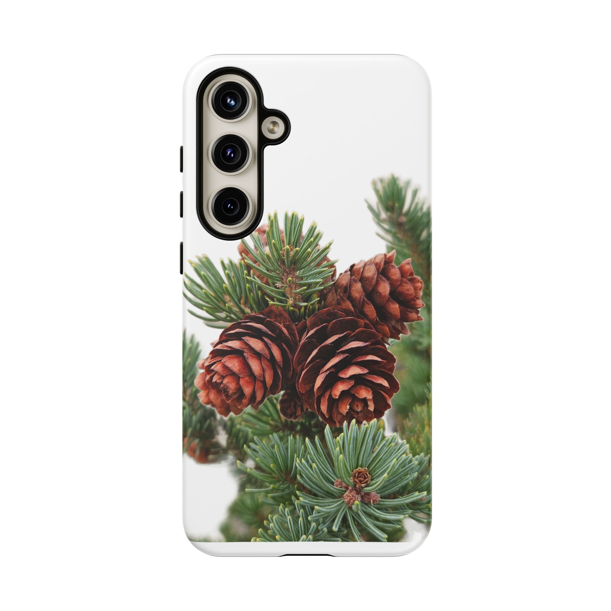 Pinecone Tough Phone Case — Protective Botanical Phone Cover