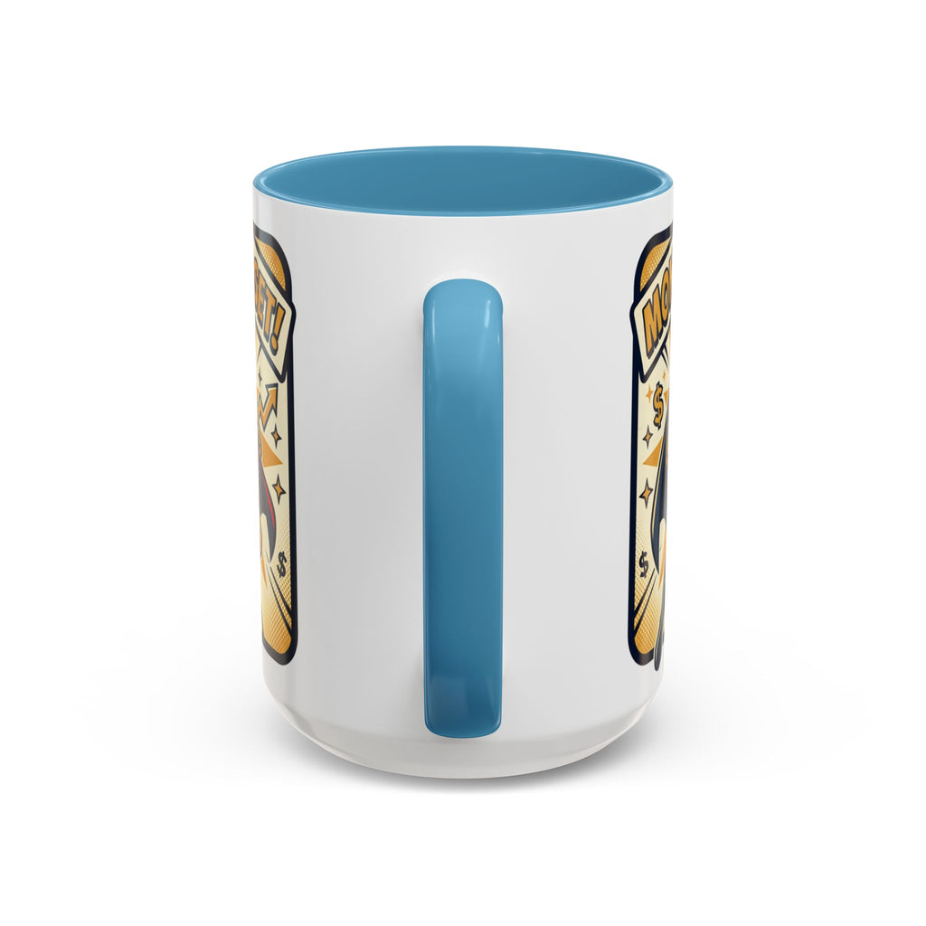 Money Mindset Coffee Mug — Motivational Superhero Design (11/15 oz)