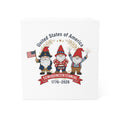 Semiquincentennial Gnome Note Cube — 1776–2026 Patriotic Memo Cube