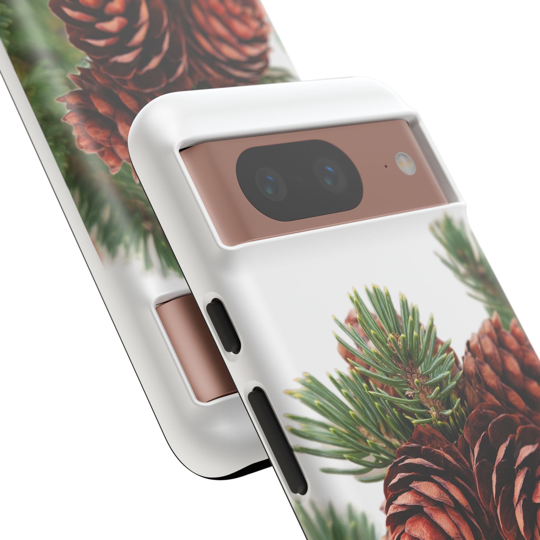 Pinecone Tough Phone Case — Protective Botanical Phone Cover