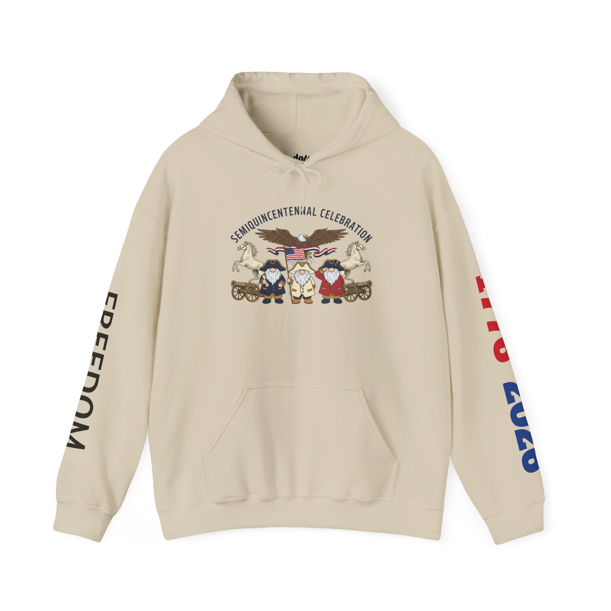 Independence Celebration Hoodie — 'Semiquincentennial Celebration' Patriotic Freedom Sweatshirt