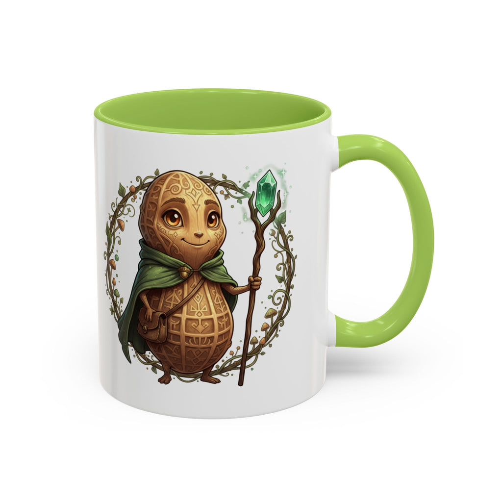Cute Turtle Wizard Coffee Mug — Fantasy Magic Accent Mug (11/15oz)