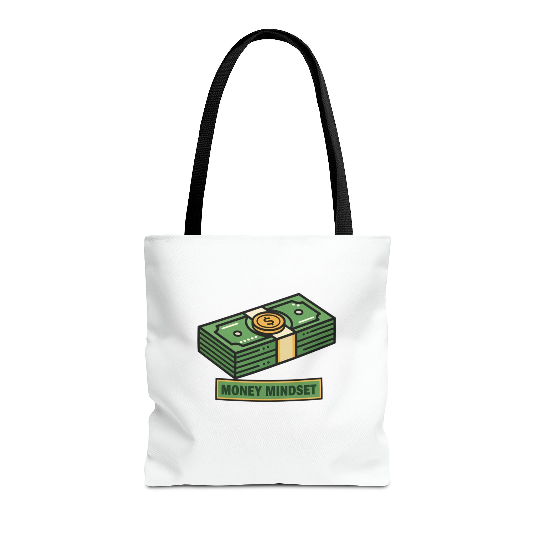 Money Mindset Tote Bag — Cash Stack Graphic Eco Shopper