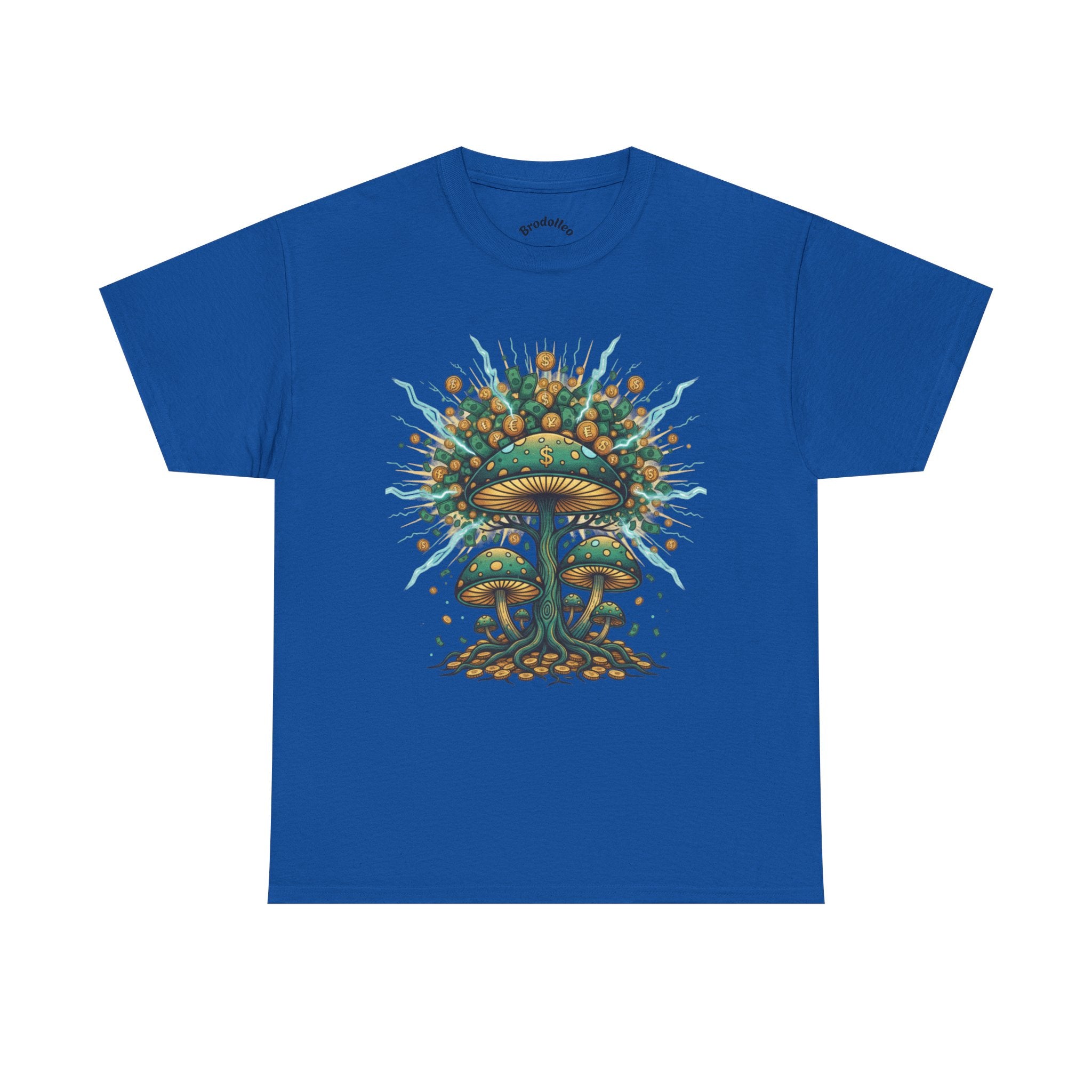 Mushroom Tree Graphic Tee — Psychedelic Nature Art T-Shirt