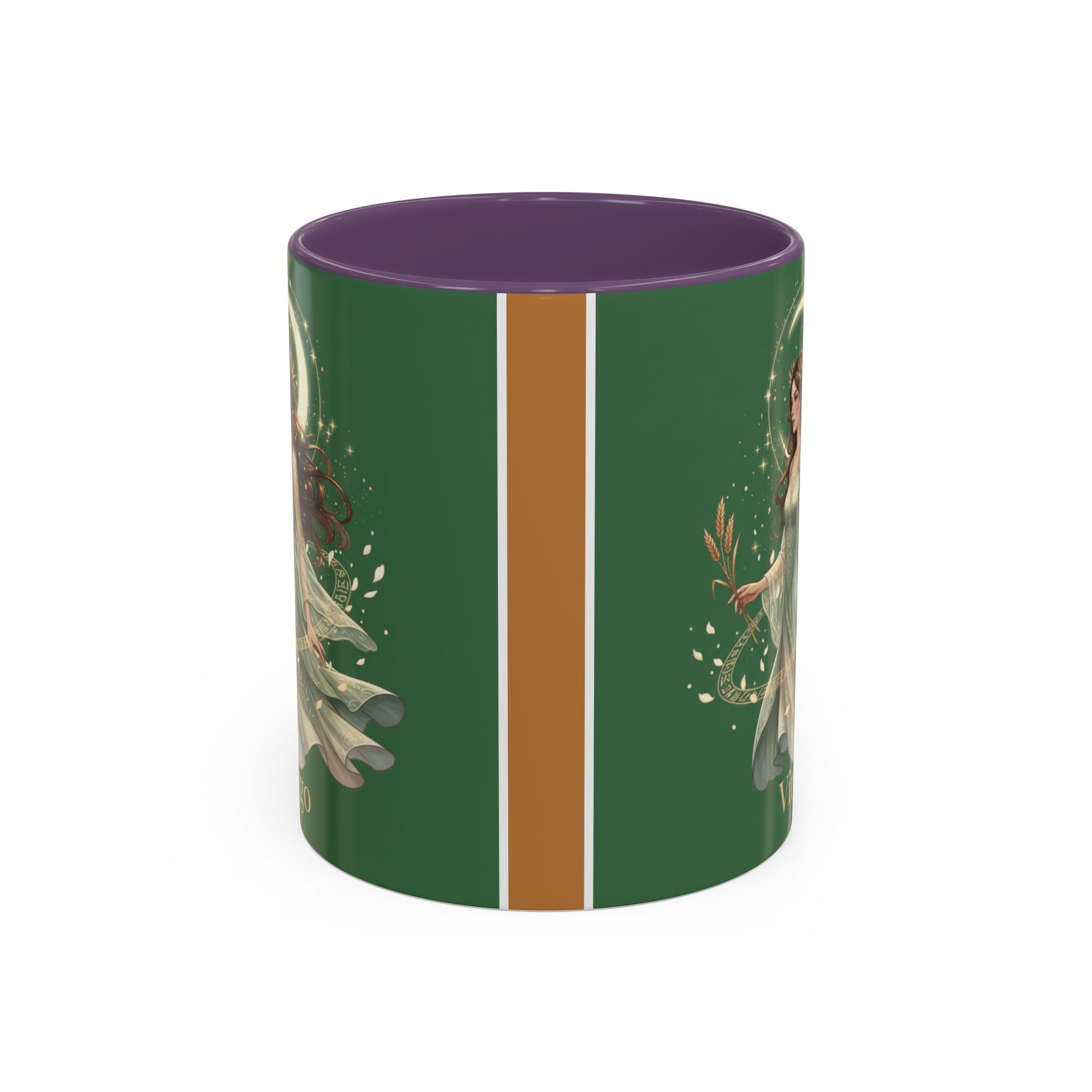Virgo Zodiac Accent Coffee Mug — Astrological Virgo Gift (11/15oz)