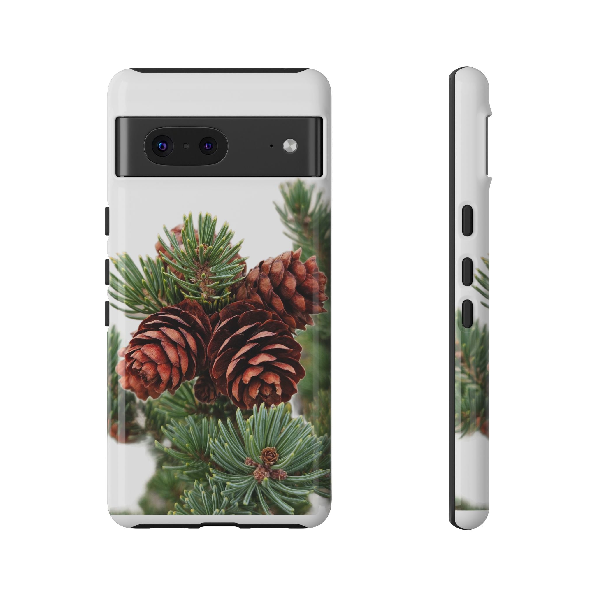 Pinecone Tough Phone Case — Protective Botanical Phone Cover