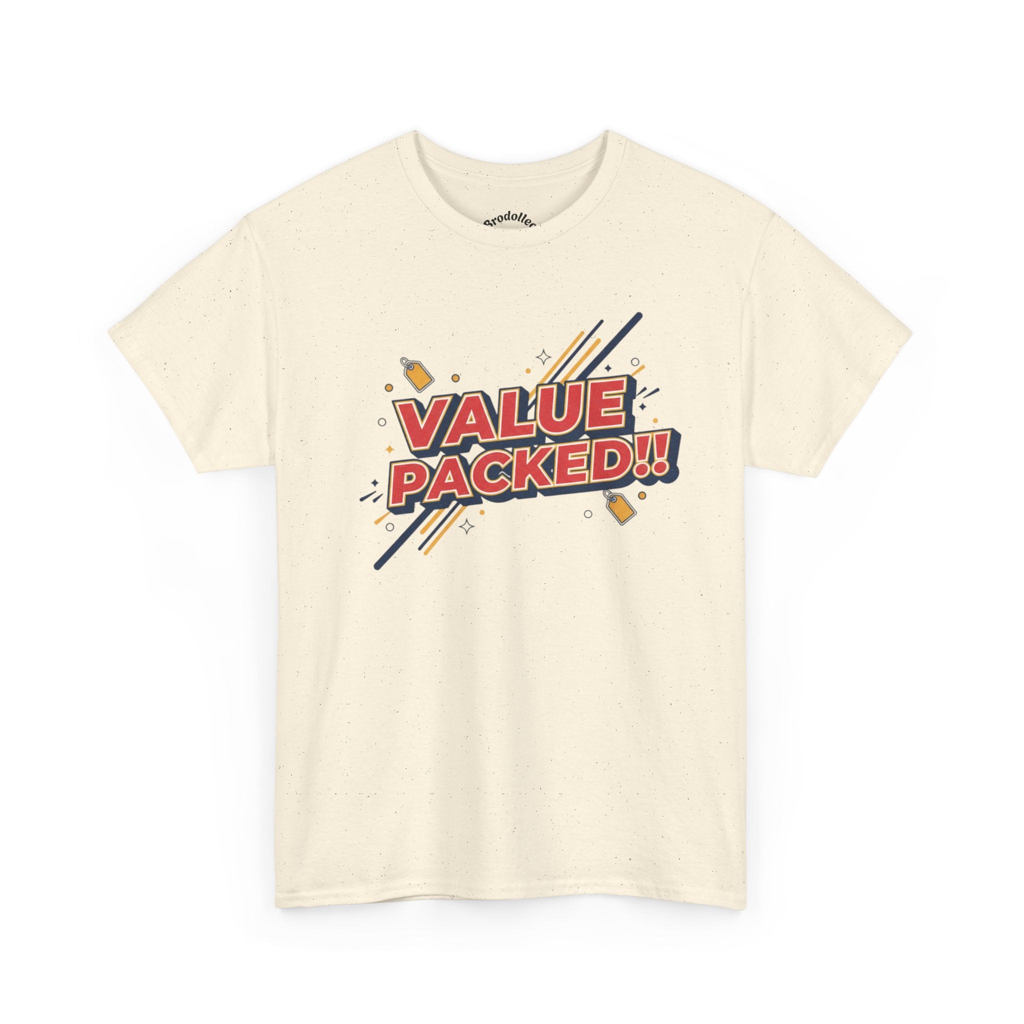 Value Packed! Graphic Tee — Retro Comic Style Casual T‑Shirt