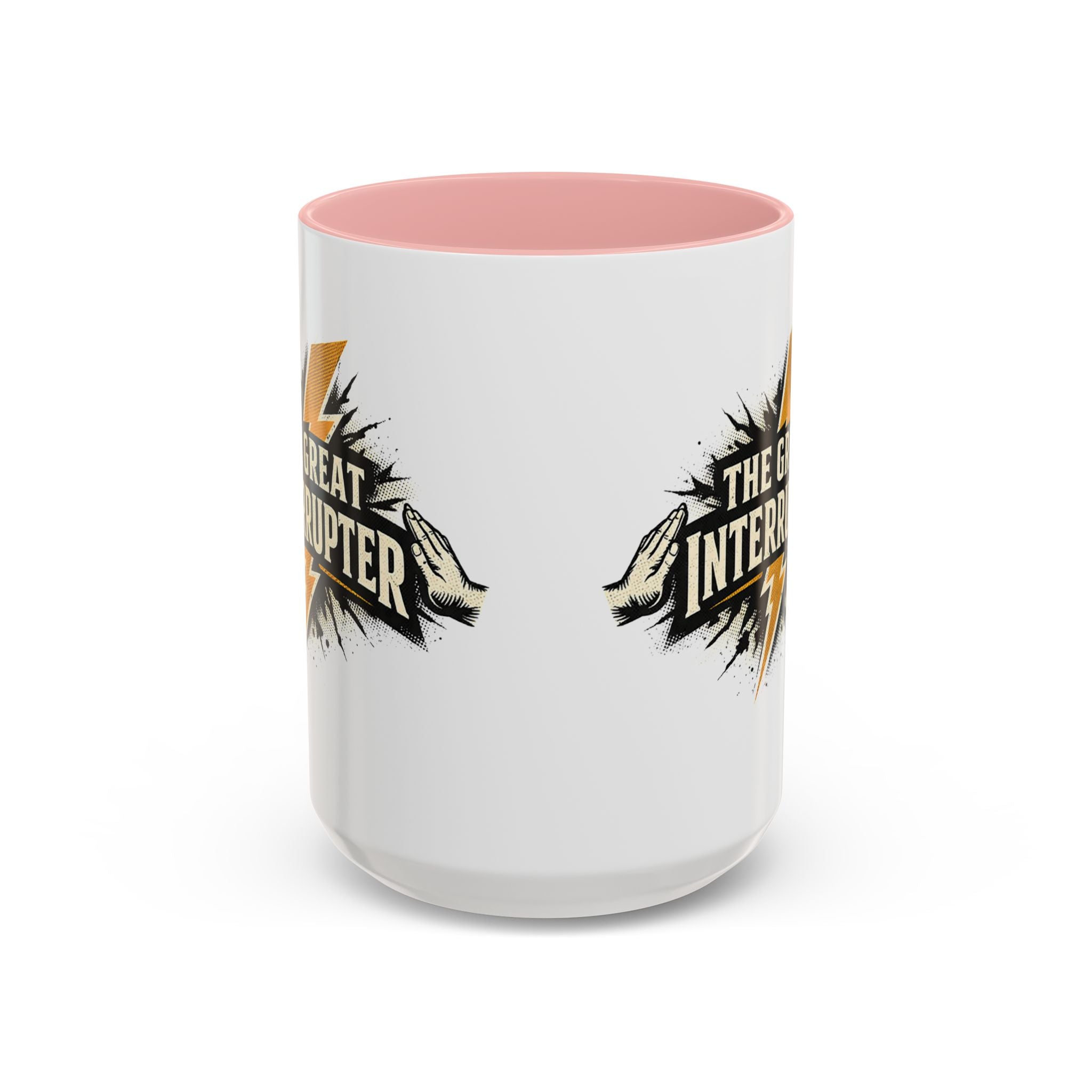 The Great Interrupter Coffee Mug — Funny Lightning Bolt Accent Ceramic Mug