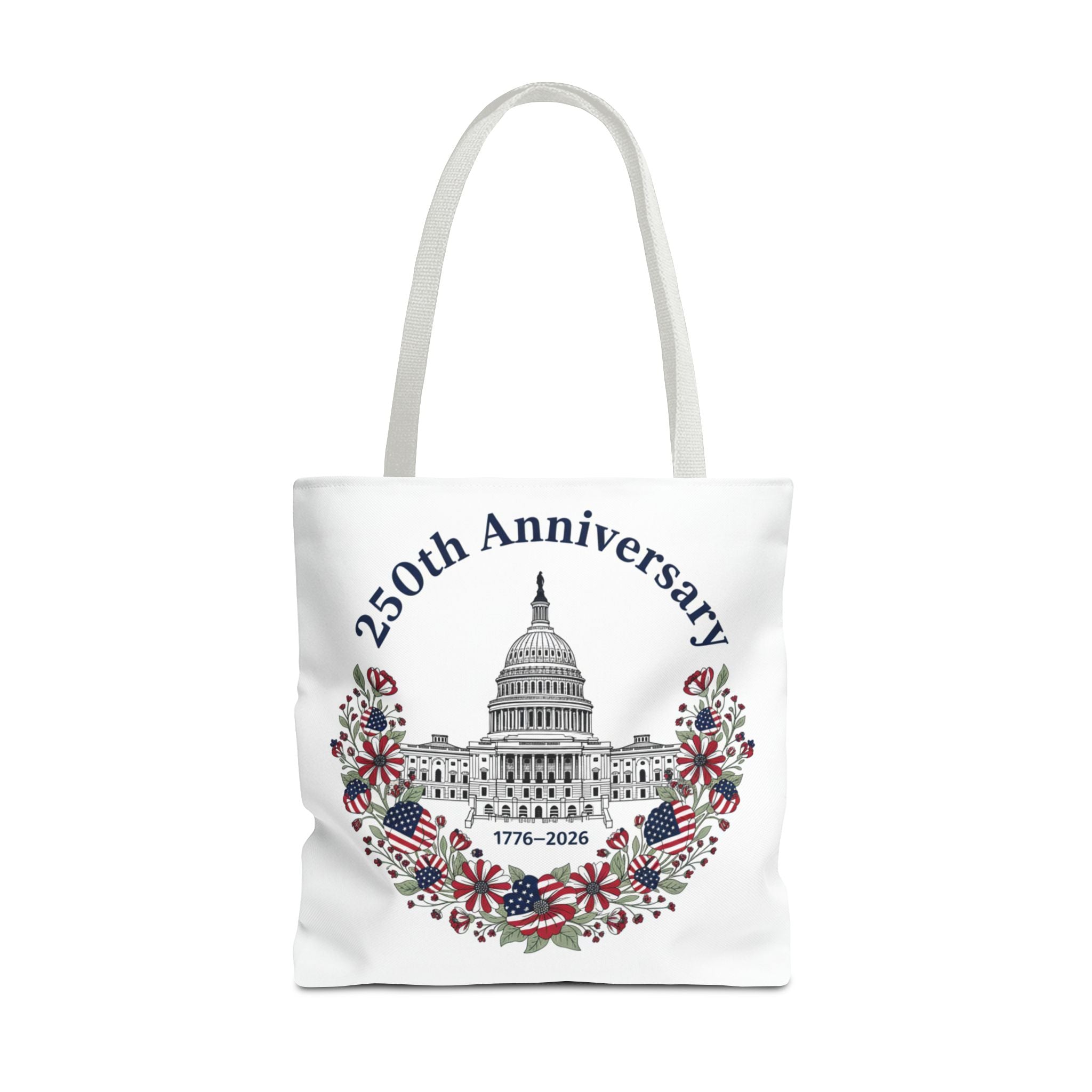 250th Anniversary Capitol Tote Bag — Patriotic USA Commemorative Tote (1776–2026)