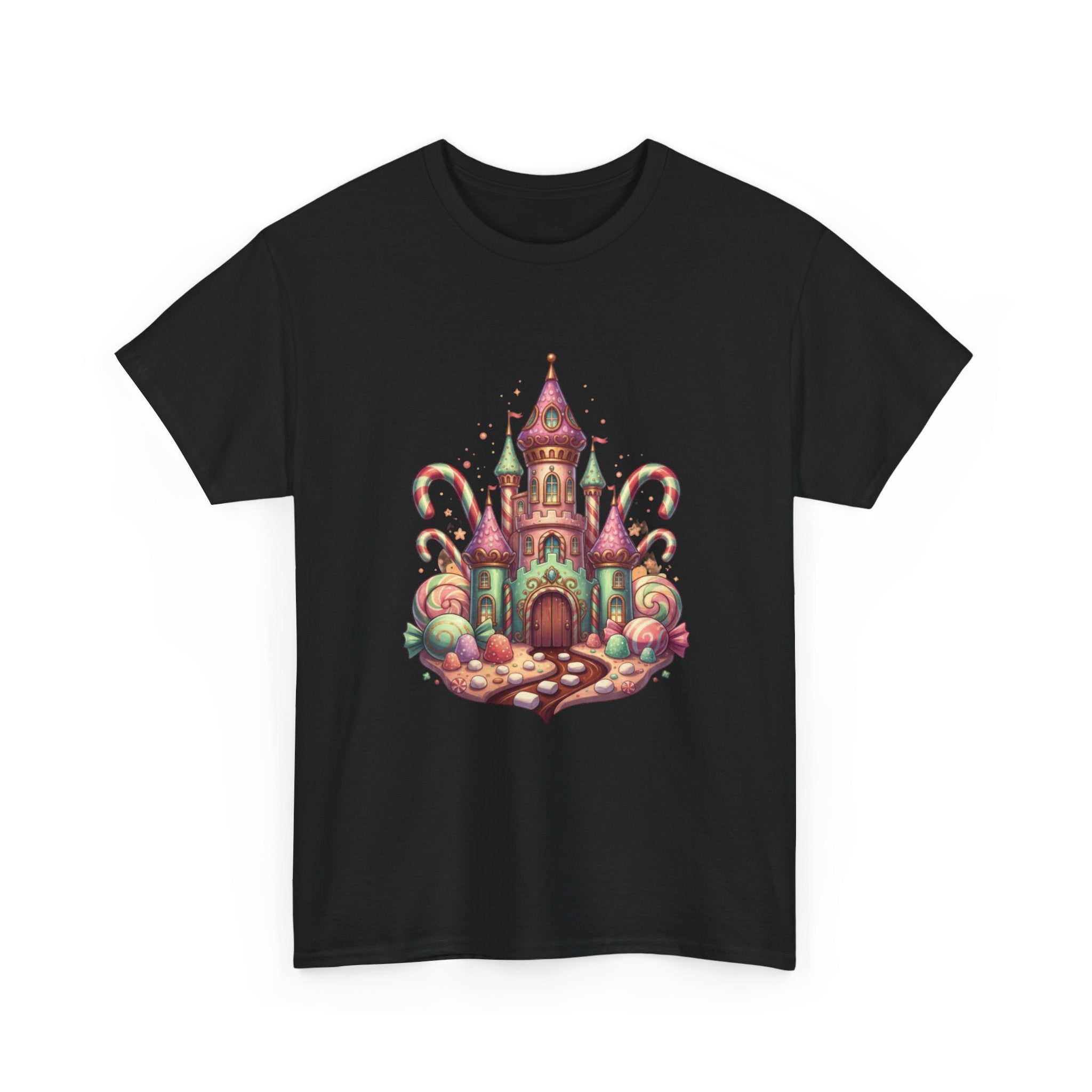 Candy Castle T-Shirt — Whimsical Fairy Tale Castle Tee