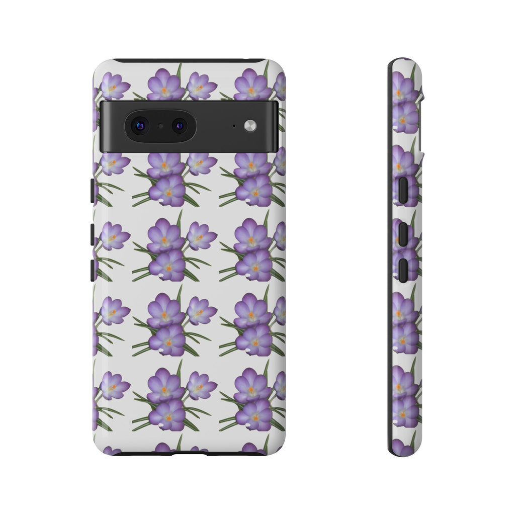 Tough Case — Purple Floral Phone Case