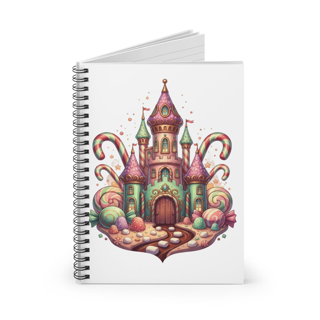 Candy Castle Spiral Notebook — Cute Fantasy Ruled Journal for Kids & Students