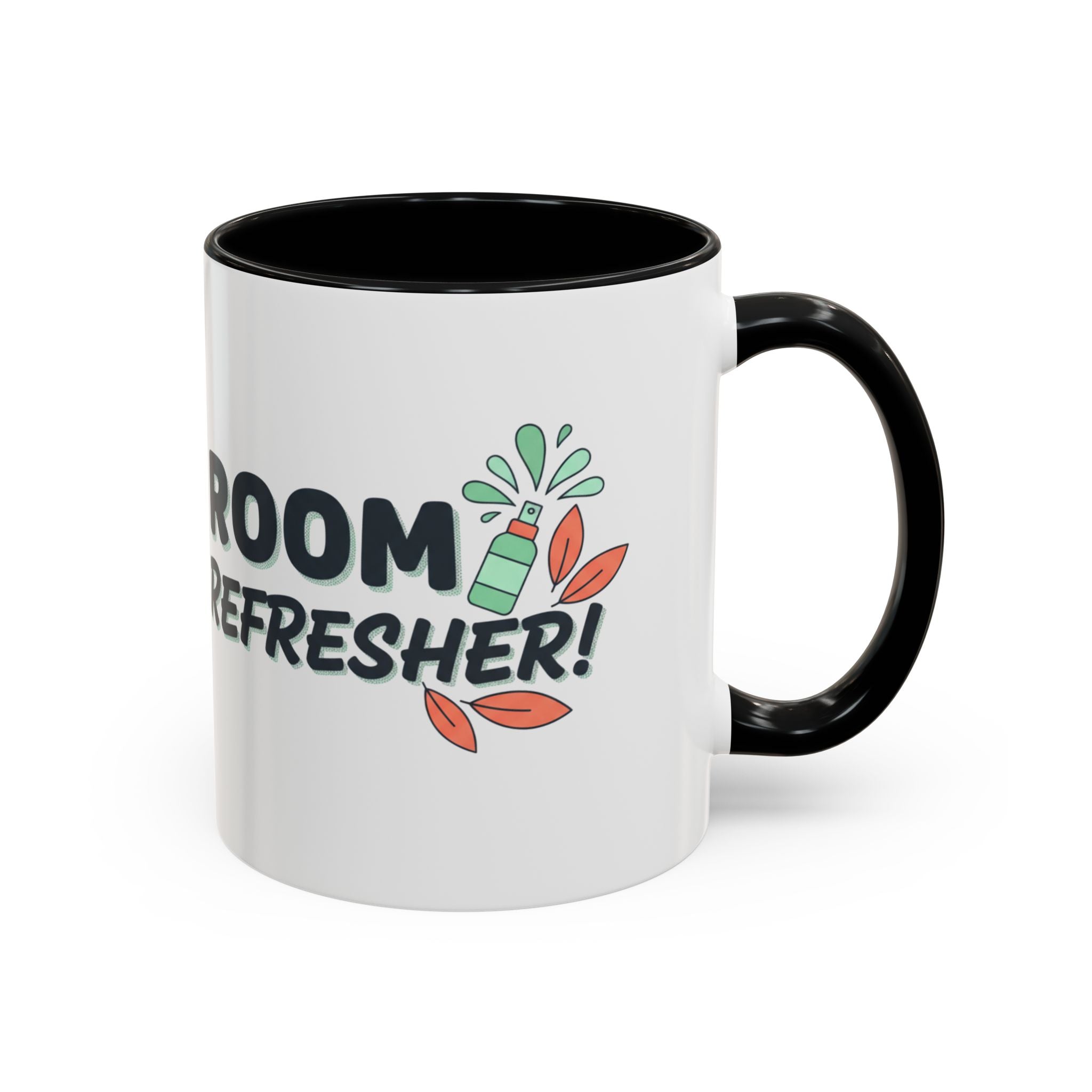 Room Refresher Coffee Mug — Funny Scented Spray Graphic Accent Mug