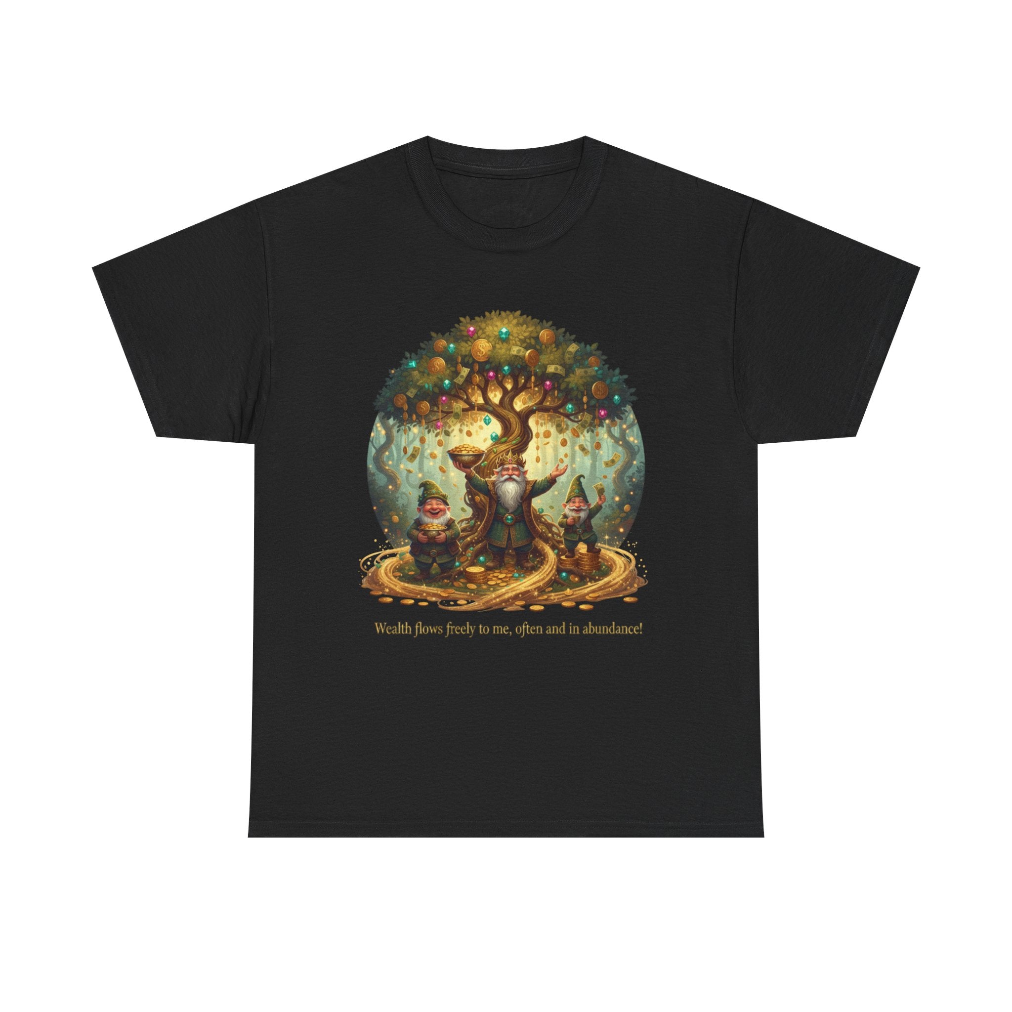 Fantasy Tree Spirits T-Shirt — "Walks from body to me, often in a shadow" Graphic Tee
