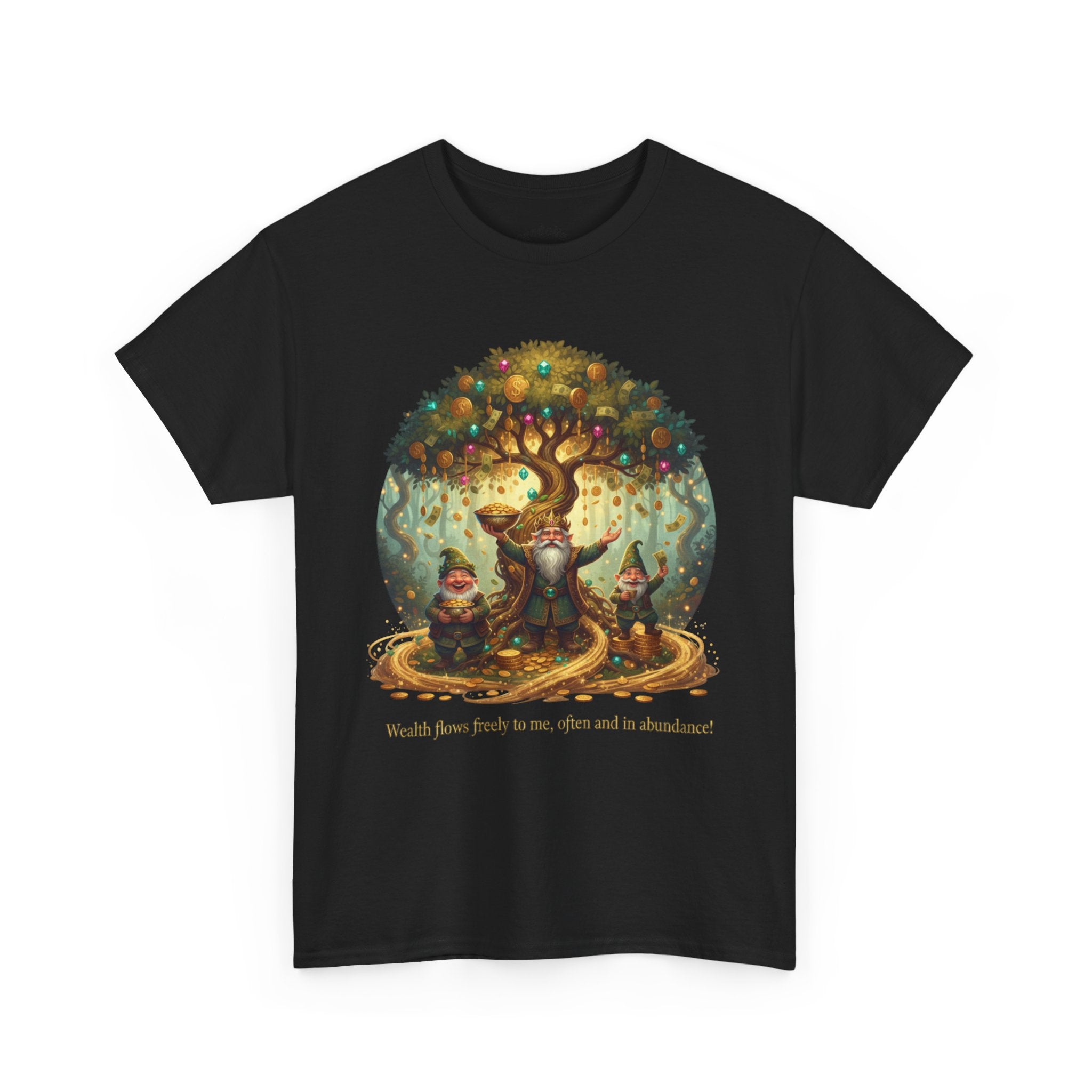 Fantasy Tree Spirits T-Shirt — "Walks from body to me, often in a shadow" Graphic Tee