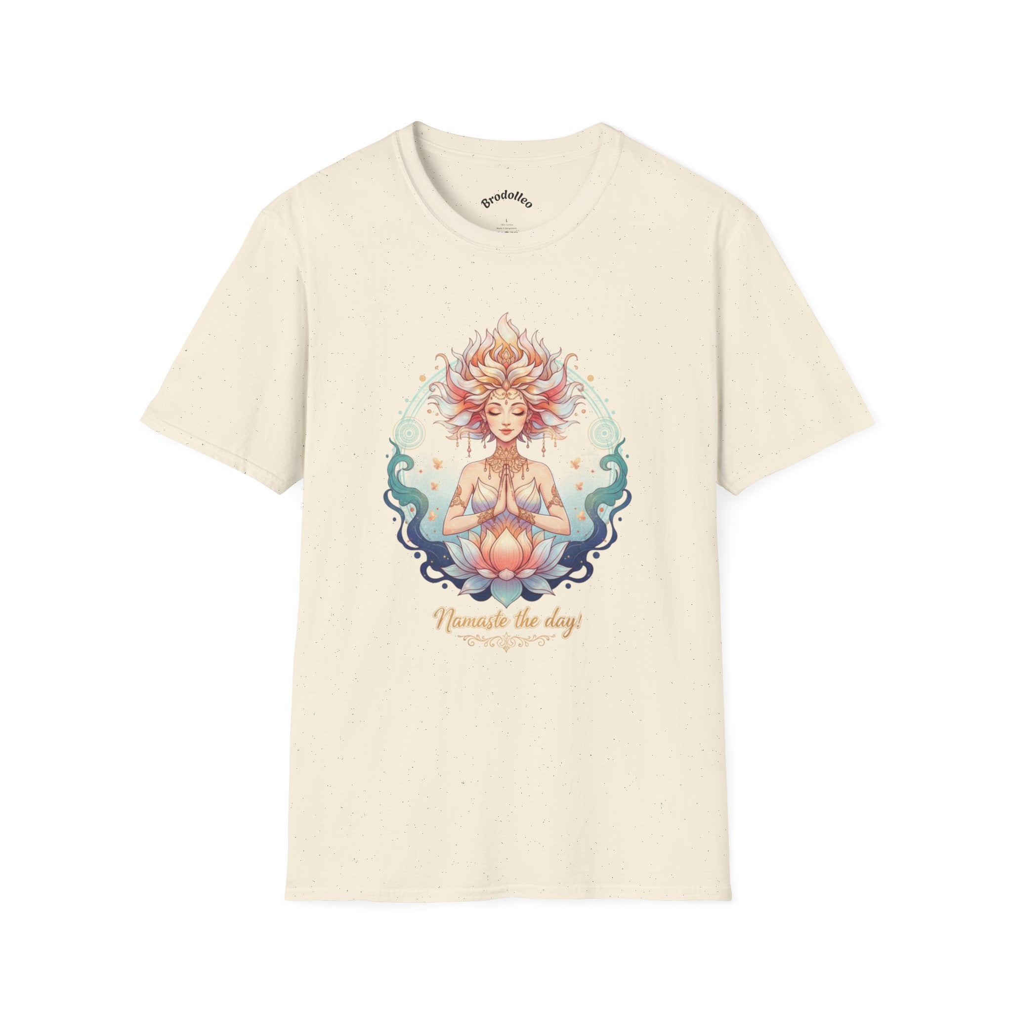 Meditation Lotus T-Shirt — Namaste the Day Yoga Tee