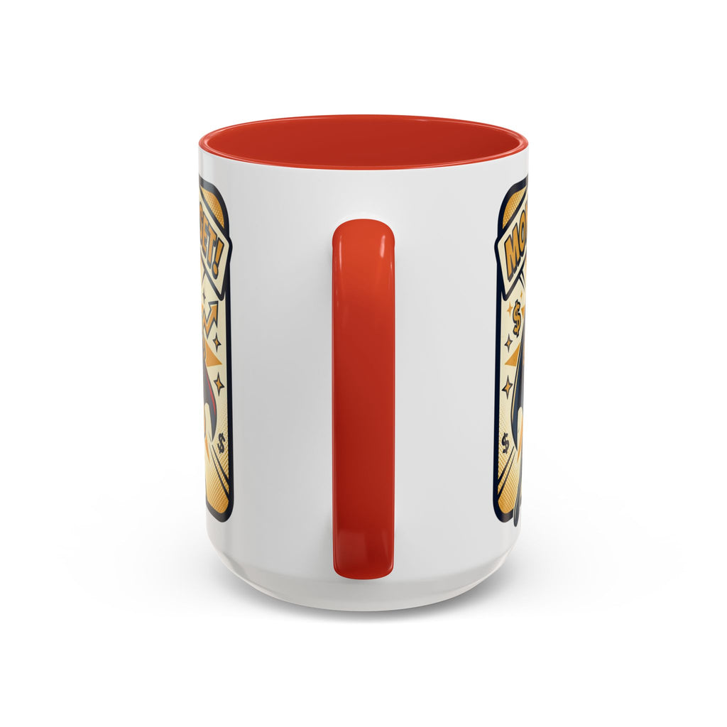 Money Mindset Coffee Mug — Motivational Superhero Design (11/15 oz)