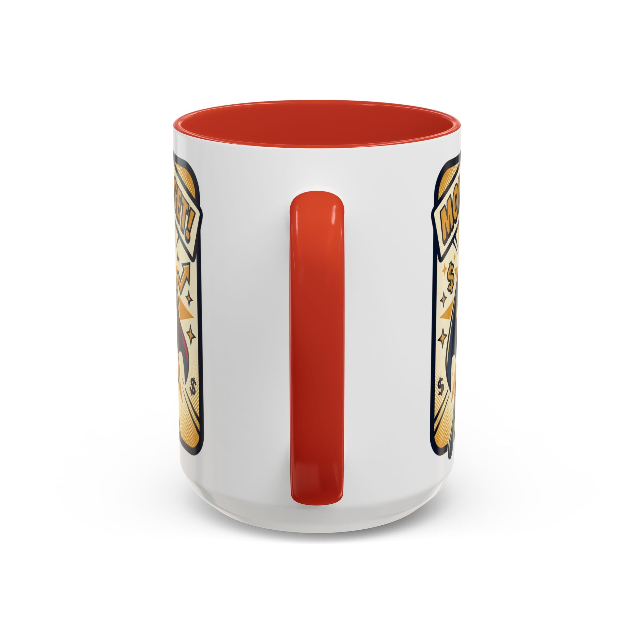 Money Mindset Coffee Mug — Motivational Superhero Design (11/15 oz)