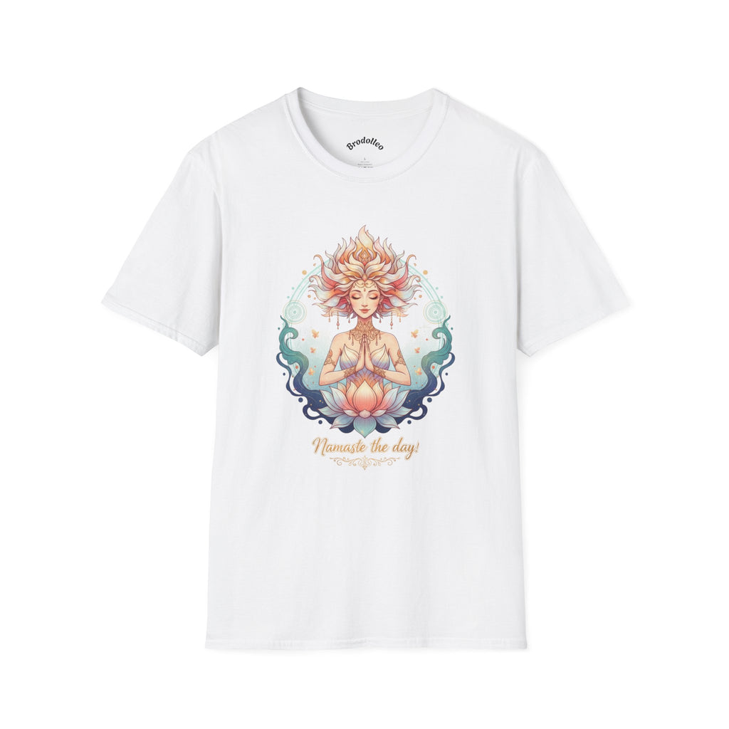 Meditation Lotus T-Shirt — Namaste the Day Yoga Tee