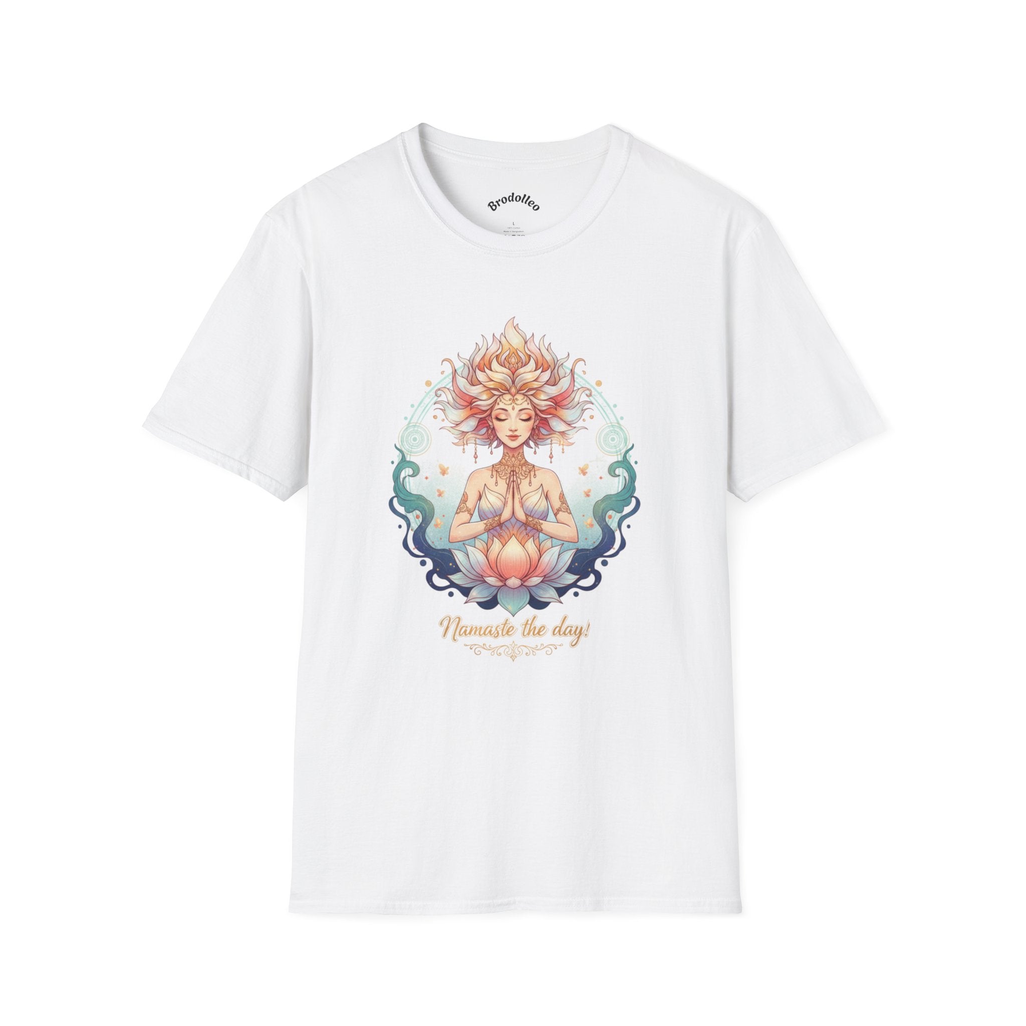 Meditation Lotus T-Shirt — Namaste the Day Yoga Tee