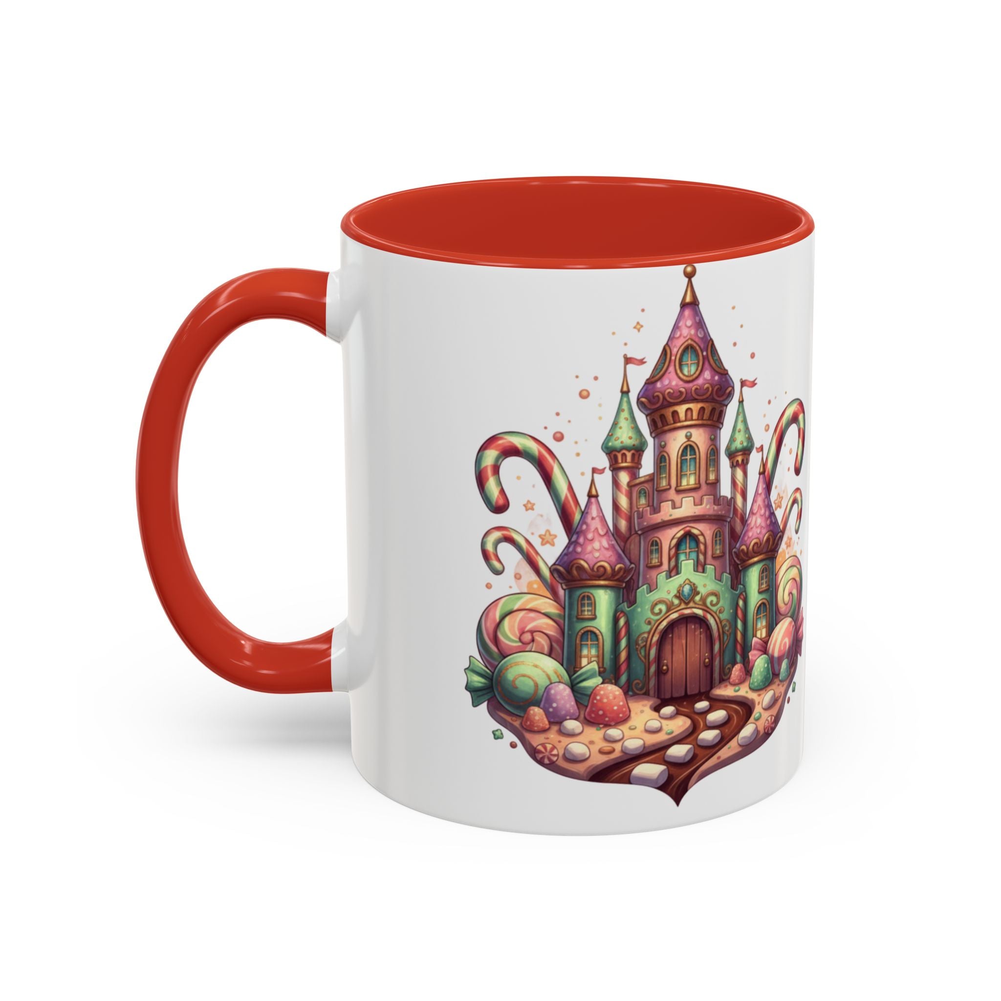 Candy Castle Coffee Mug — Whimsical Sweet Shoppe Accent Mug (11/15 oz)