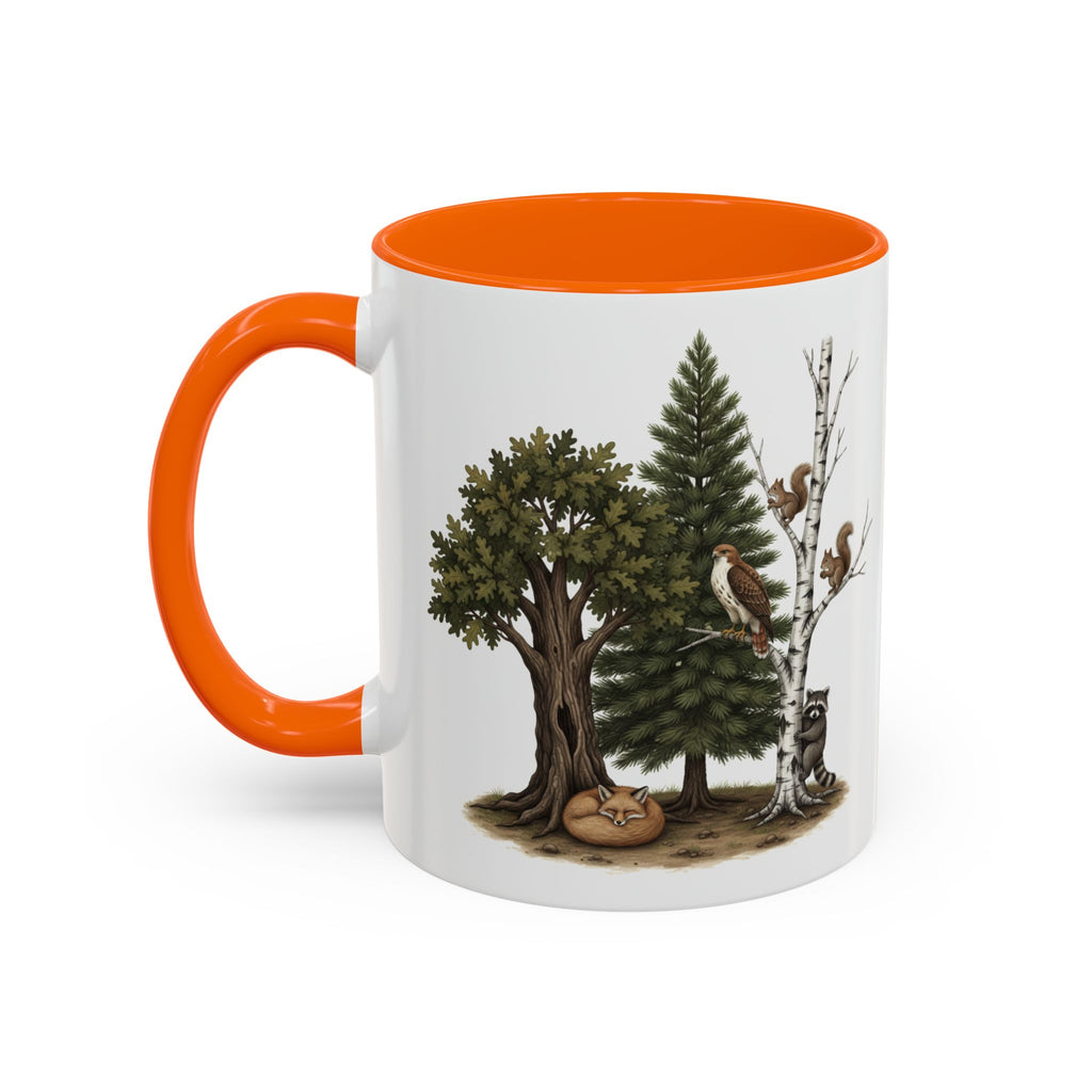 Get Outside! Nature Coffee Mug — Woodland Animals Accent Mug