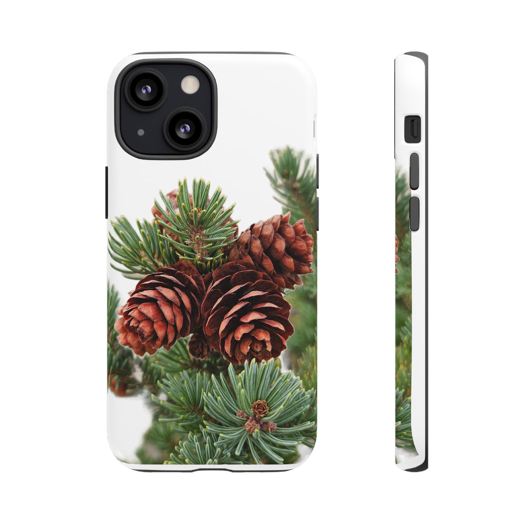 Pinecone Tough Phone Case — Protective Botanical Phone Cover
