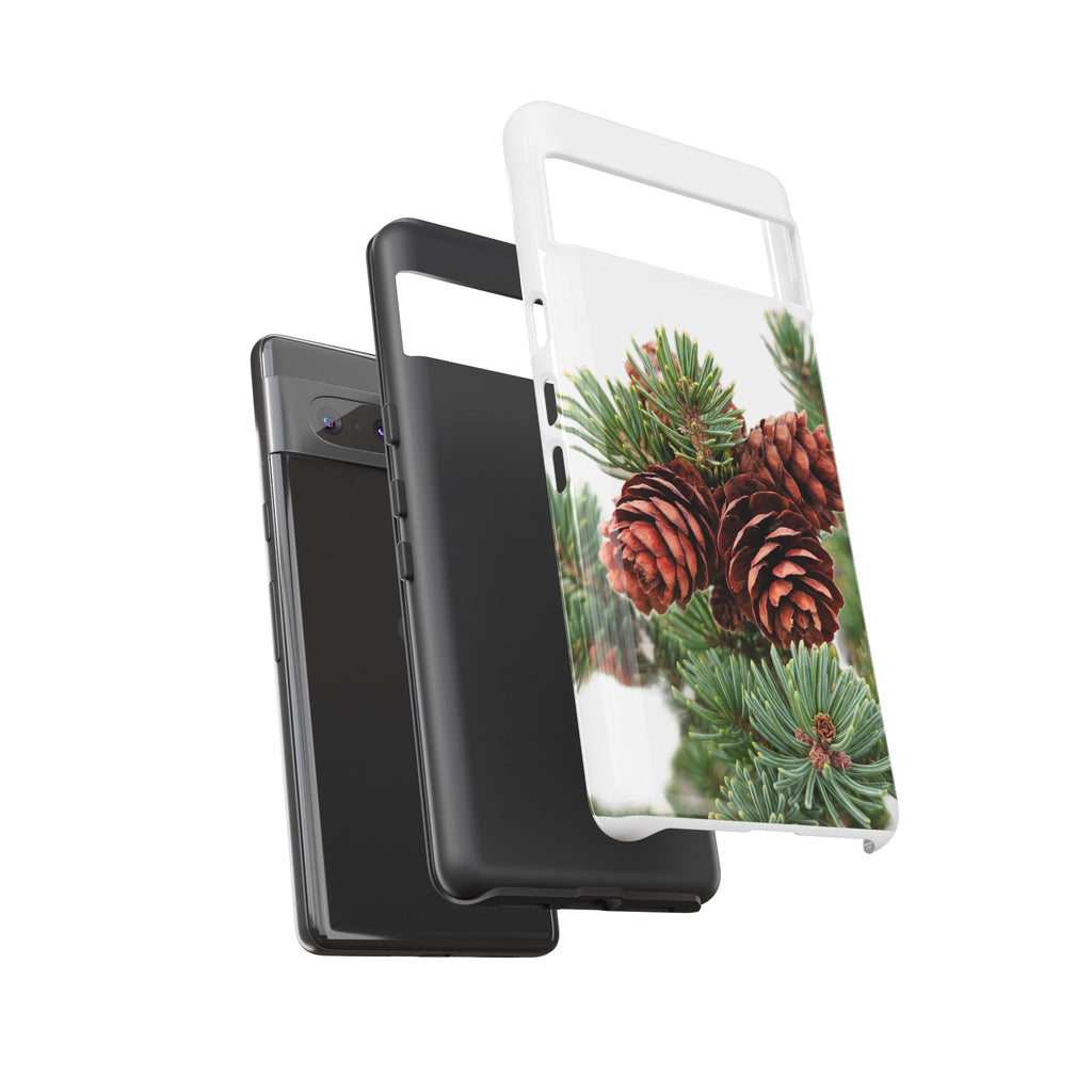 Pinecone Tough Phone Case — Protective Botanical Phone Cover
