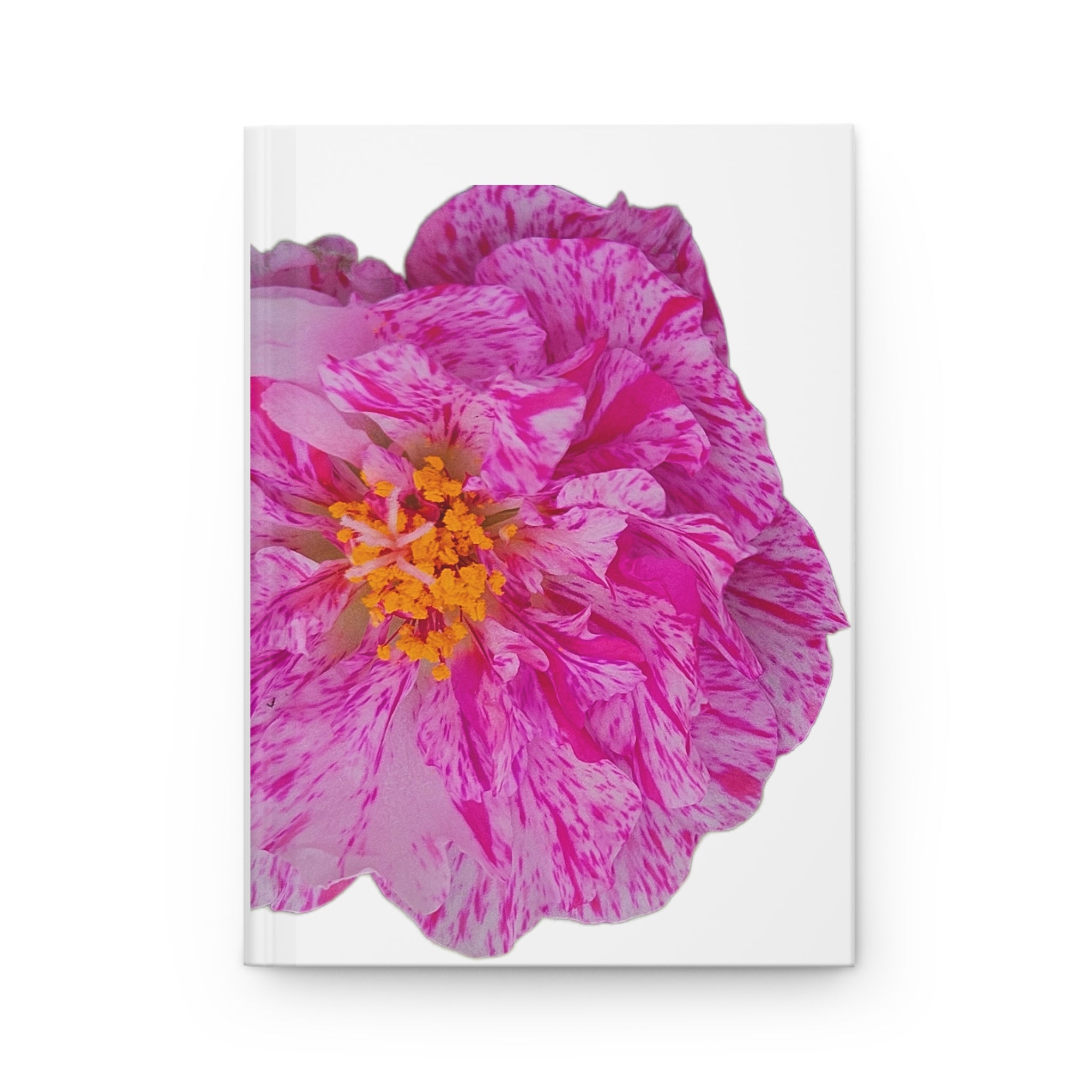Pink Peony Hardcover Journal — Floral Notebook for Writing & Gift