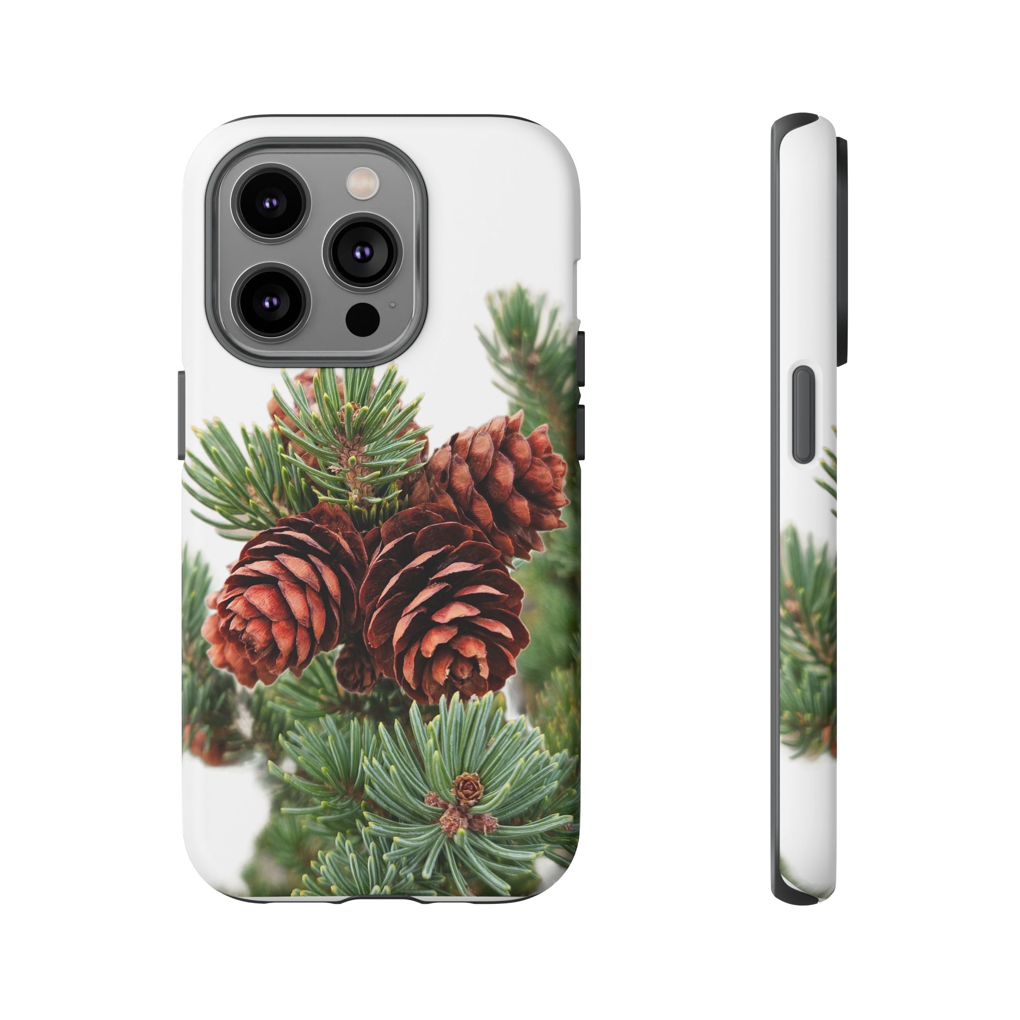 Pinecone Tough Phone Case — Protective Botanical Phone Cover