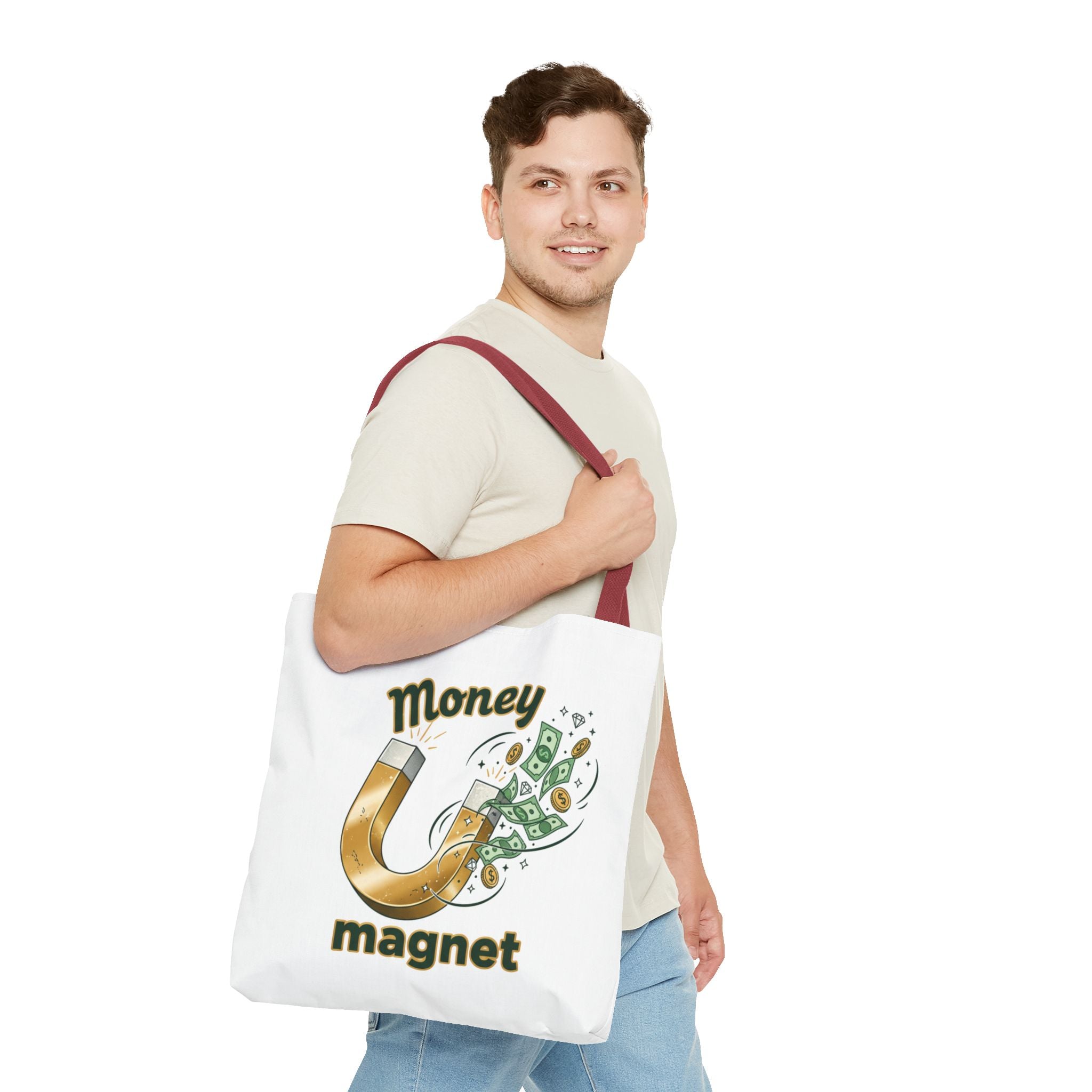 Money Magnet Tote Bag — Funny Luck & Wealth Shopping Tote