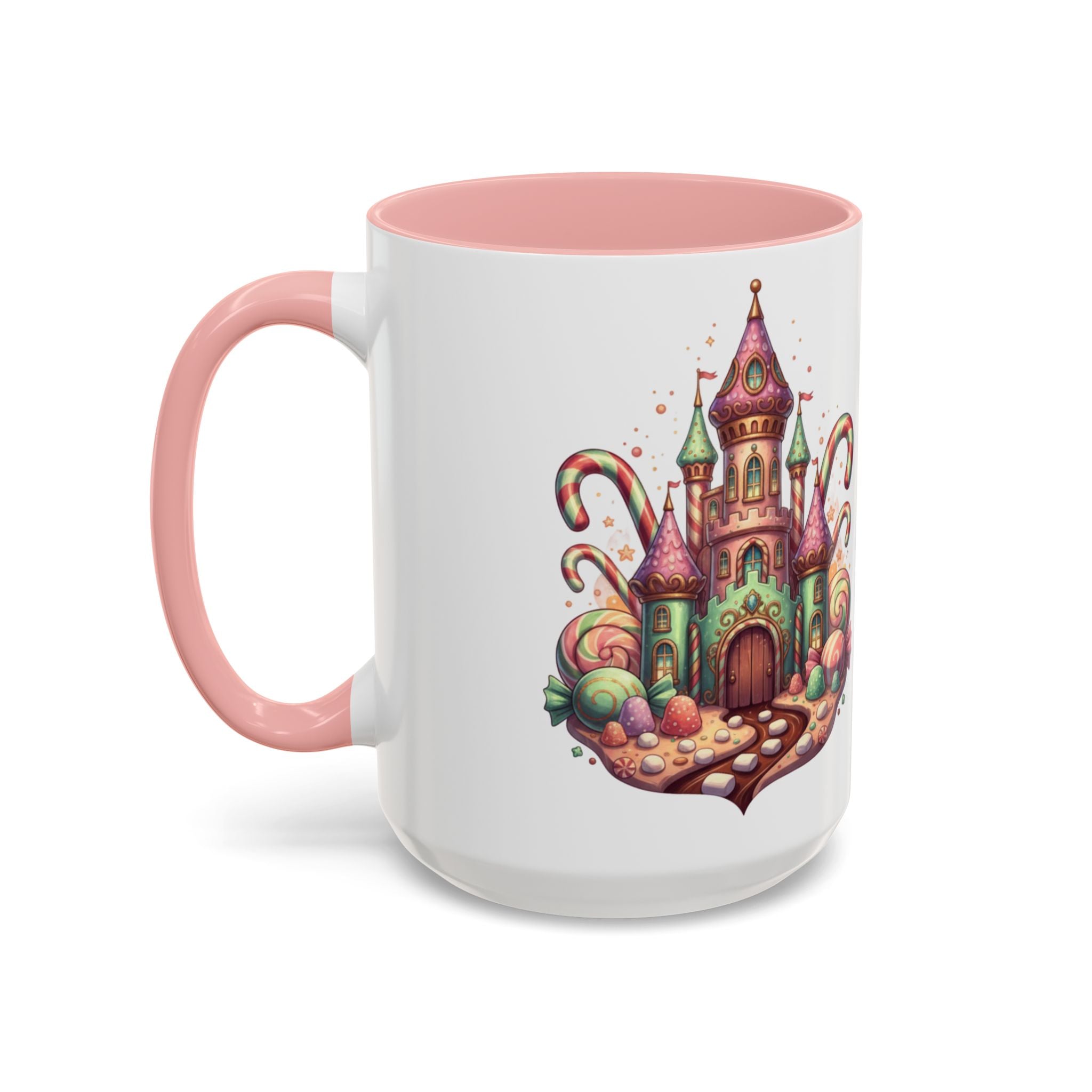 Candy Castle Coffee Mug — Whimsical Sweet Shoppe Accent Mug (11/15 oz)