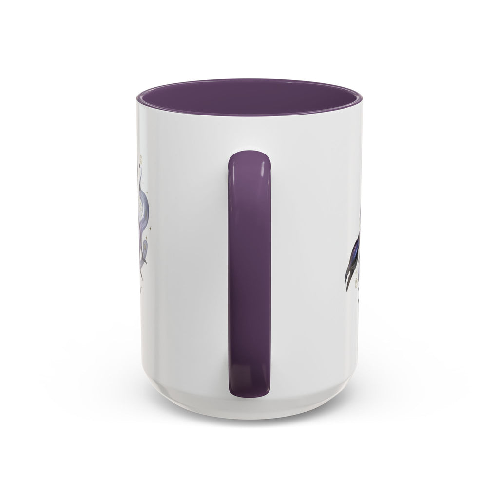 Scorpio Zodiac Coffee Mug — Purple Scorpion Accent Mug (11/15oz)