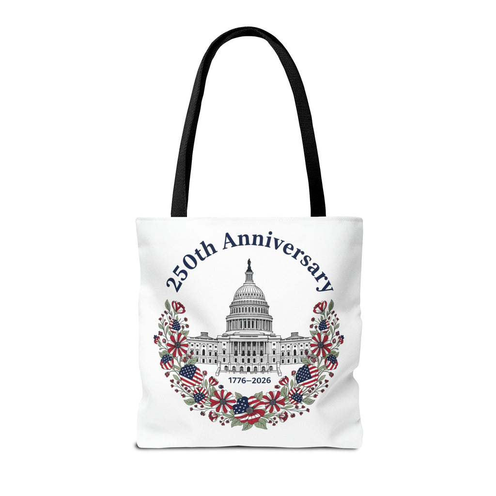 250th Anniversary Capitol Tote Bag — Patriotic USA Commemorative Tote (1776–2026)