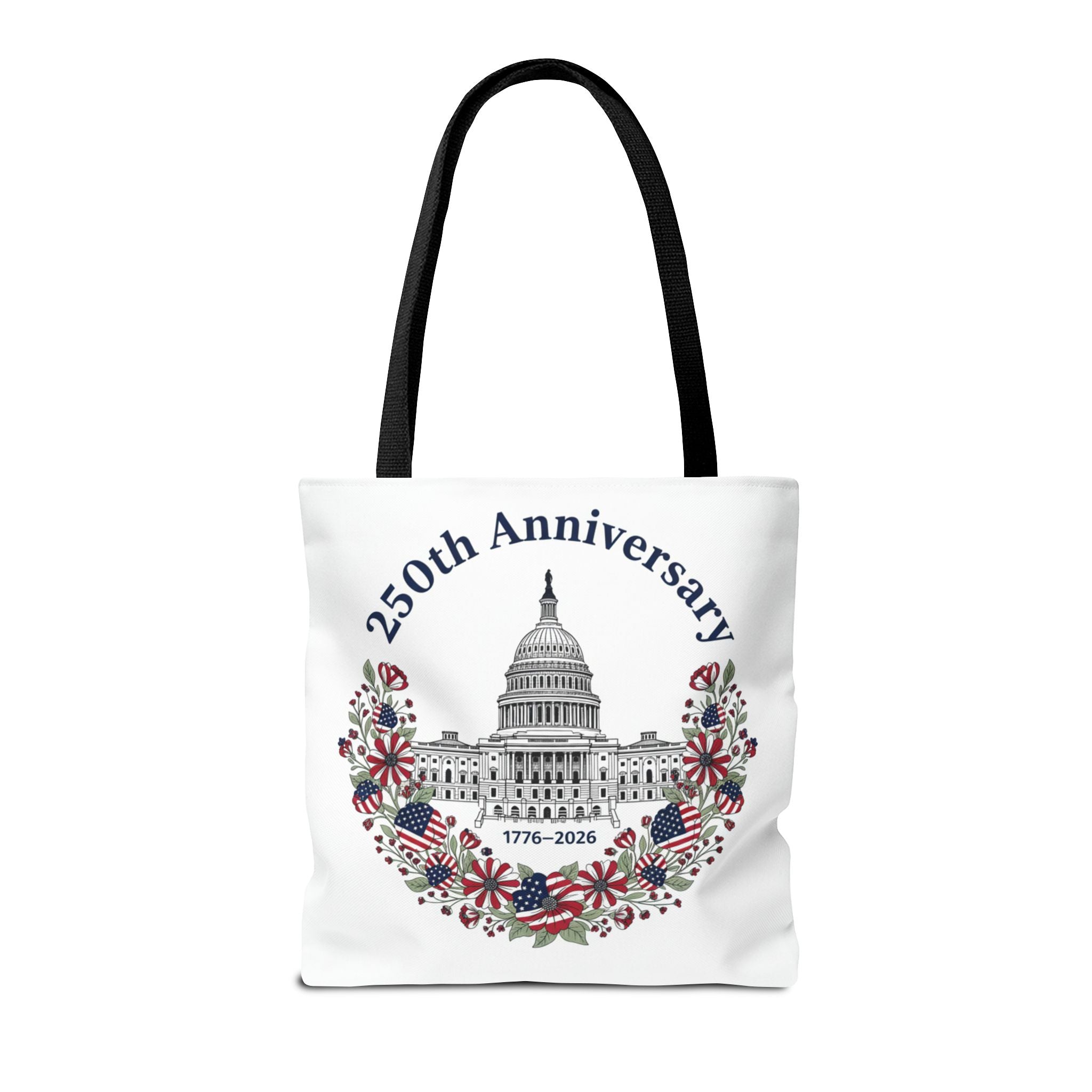 250th Anniversary Capitol Tote Bag — Patriotic USA Commemorative Tote (1776–2026)