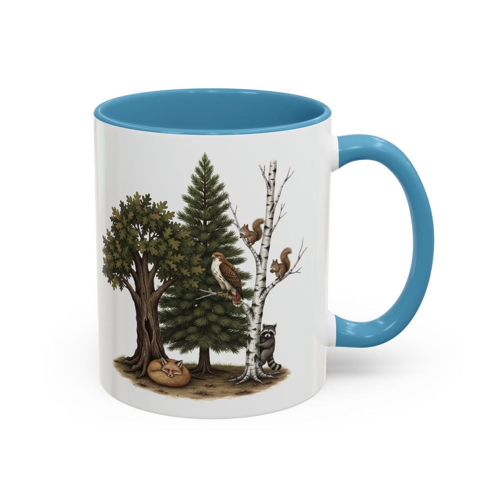 Get Outside! Nature Coffee Mug — Woodland Animals Accent Mug