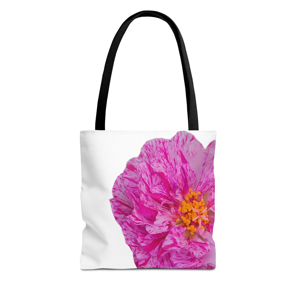 Pink Peony Floral Tote Bag — Bright Bloom All-Over Print