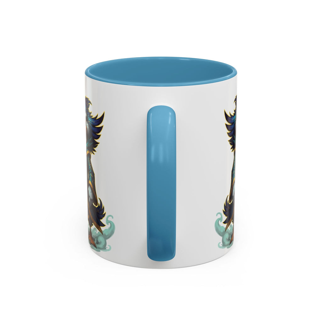 Mage Duck Coffee Mug — Fantasy Wizard Duck Illustration Accent Mug (11/15oz)