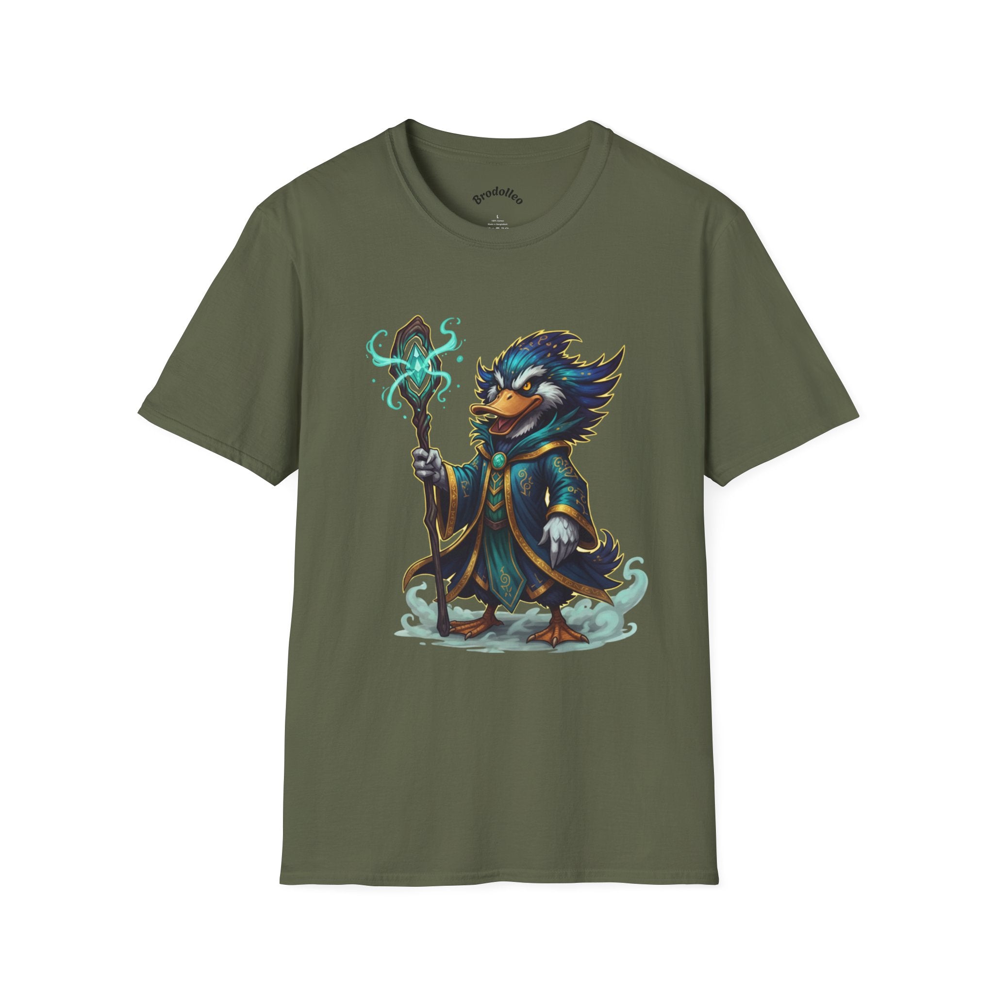 Mage Penguin Graphic T-Shirt — Cute Fantasy Wizard Penguin Tee